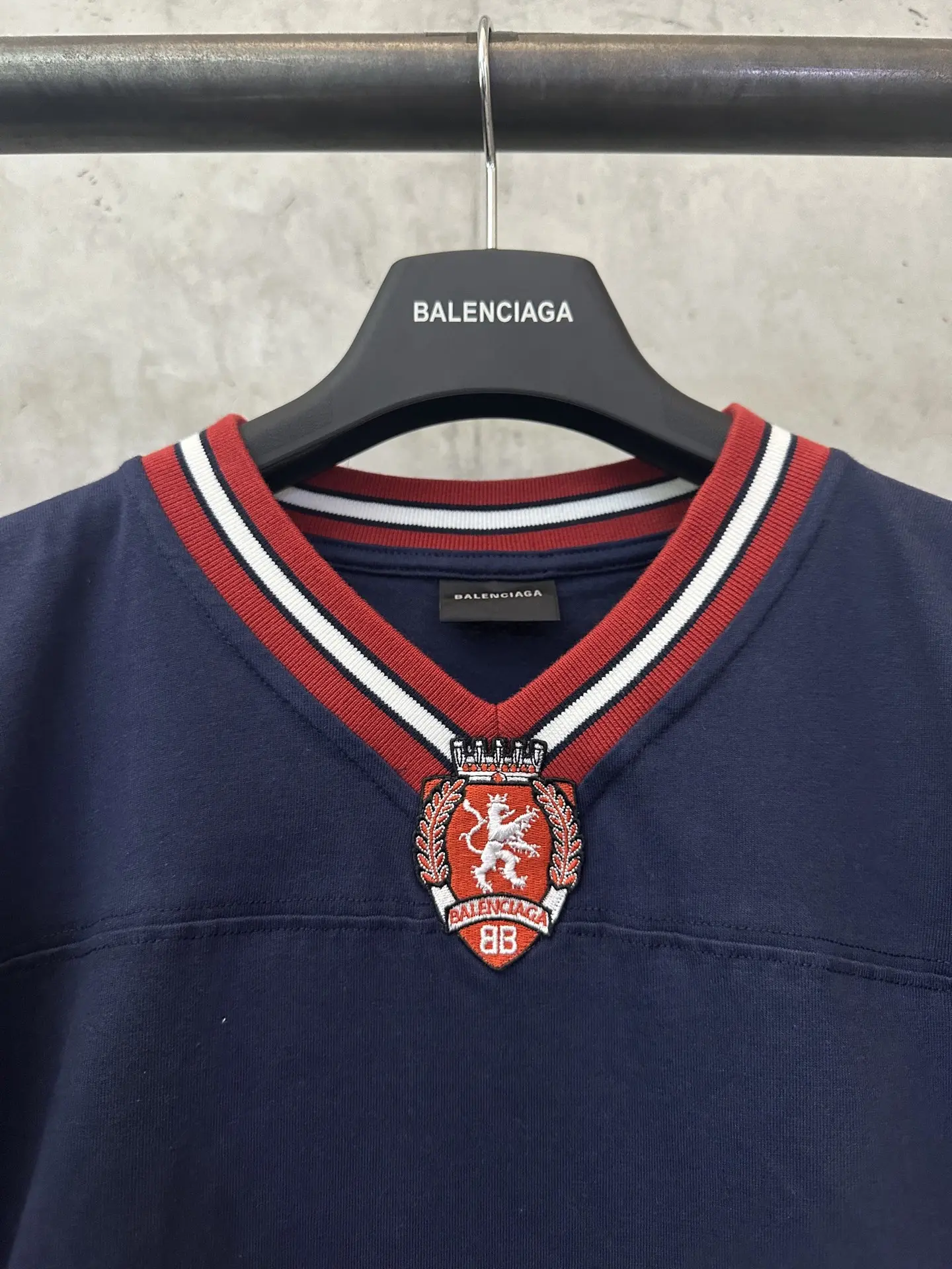 Football Series Embroidered Oversized T-Shirt D21511971 — view 7