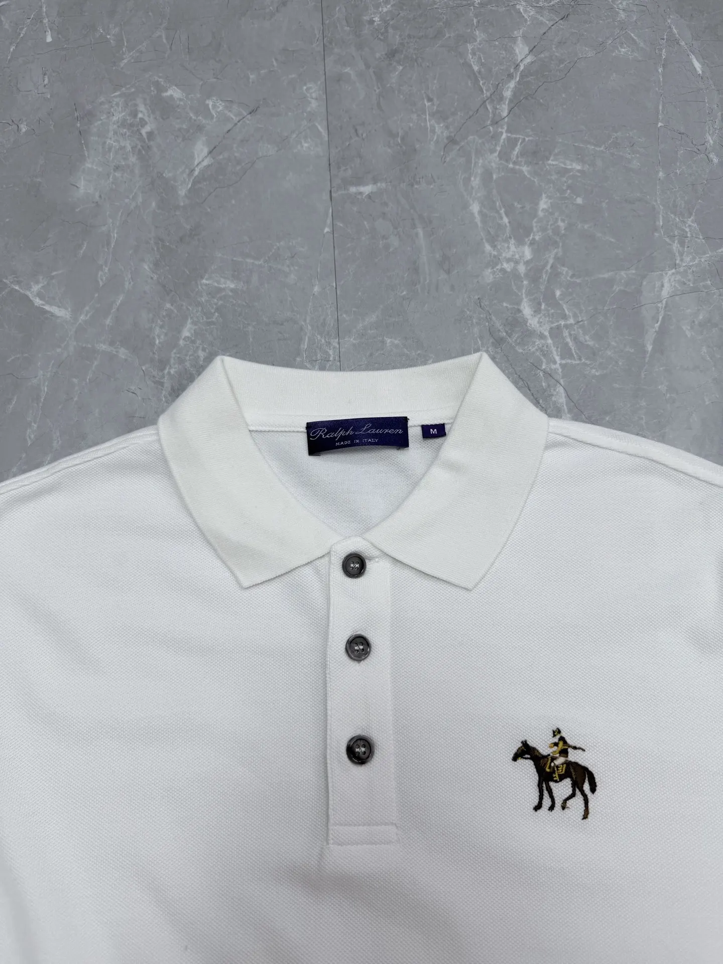 Stretch-Cotton Piqué Polo Shirt D21519204 — view 3