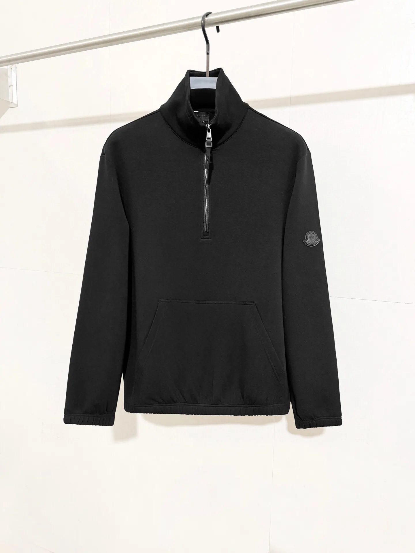 Moncler Half-Zip Cotton-Blend Sweatshirt D21522291