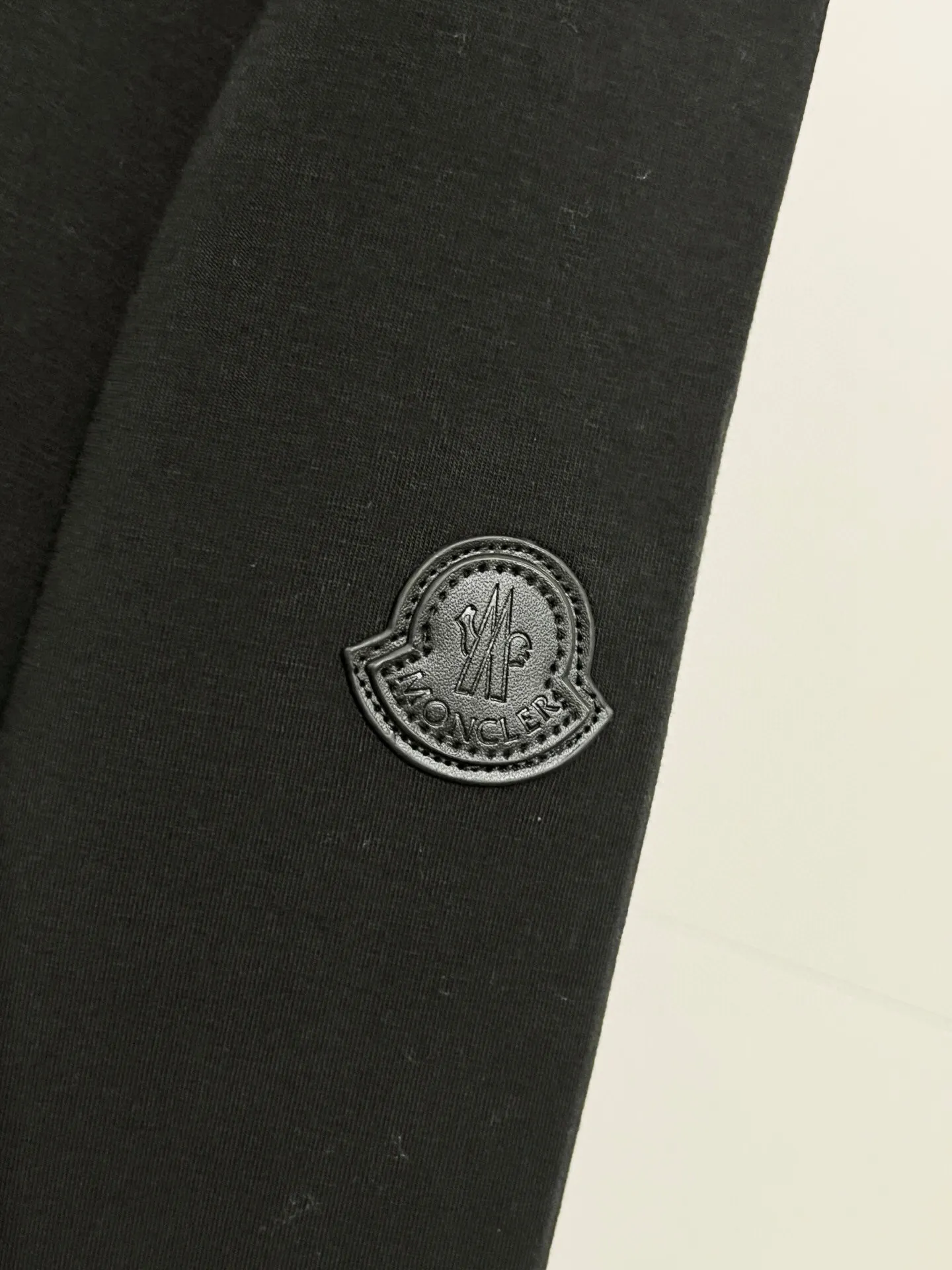 Moncler Half-Zip Cotton-Blend Sweatshirt D21522291 — view 4