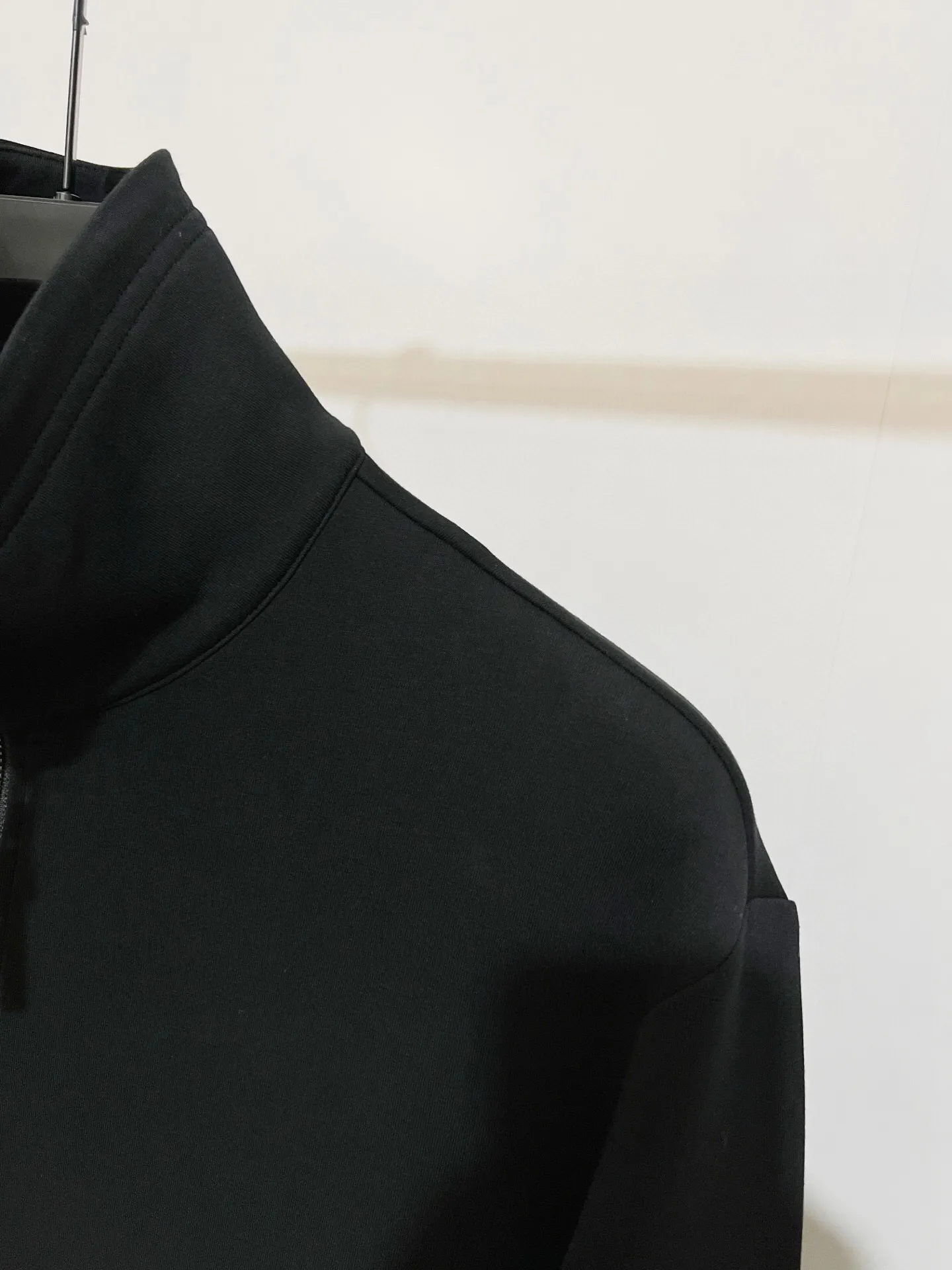 Moncler Half-Zip Cotton-Blend Sweatshirt D21522291 — view 9