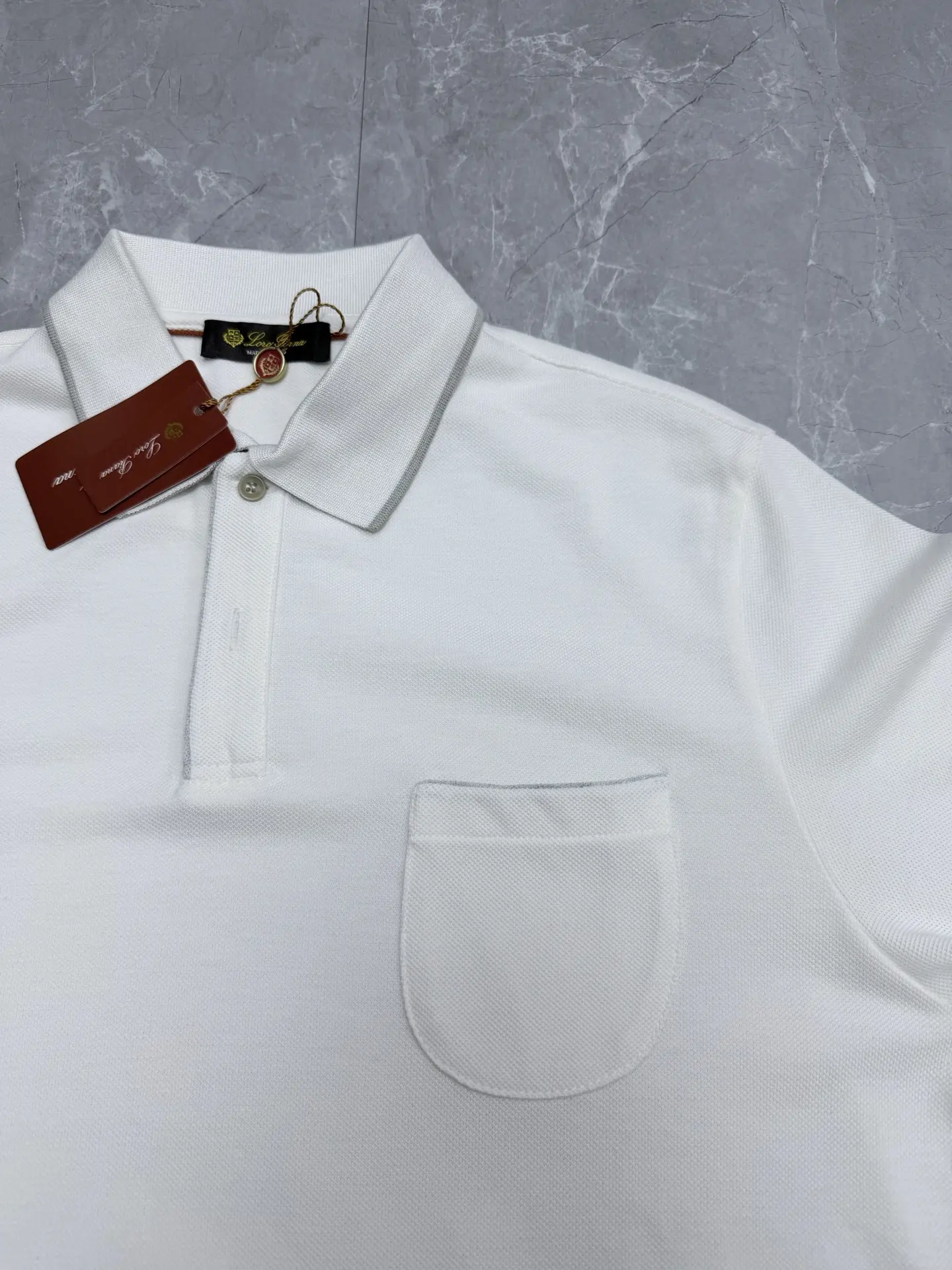 Stretch-Cotton Piqué Polo Shirt D21519200 — view 4