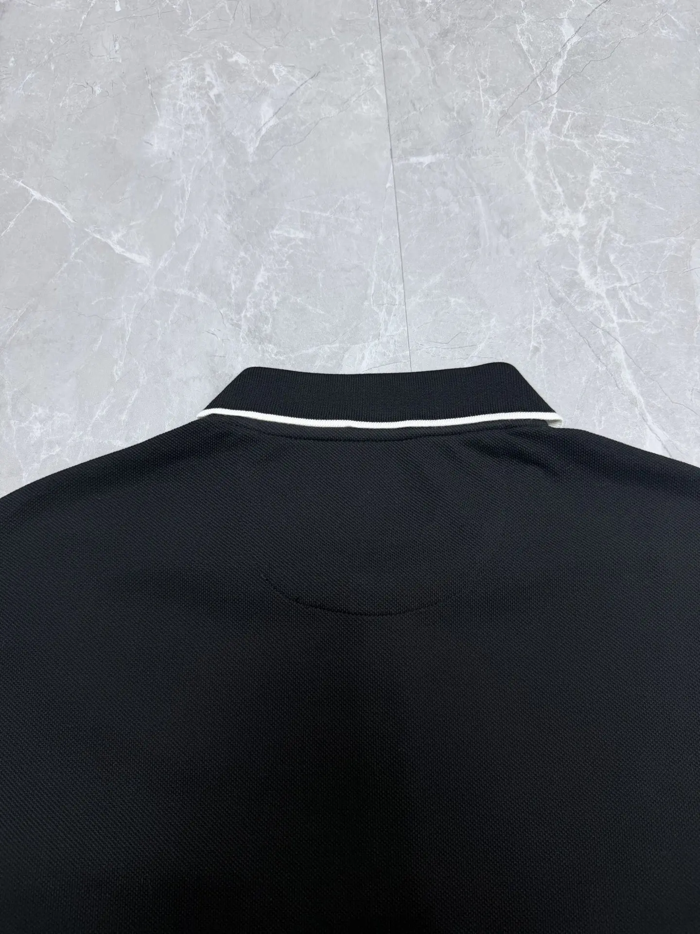 Contrast-Trim Stretch-Cotton Polo Shirt D21519198 — view 9
