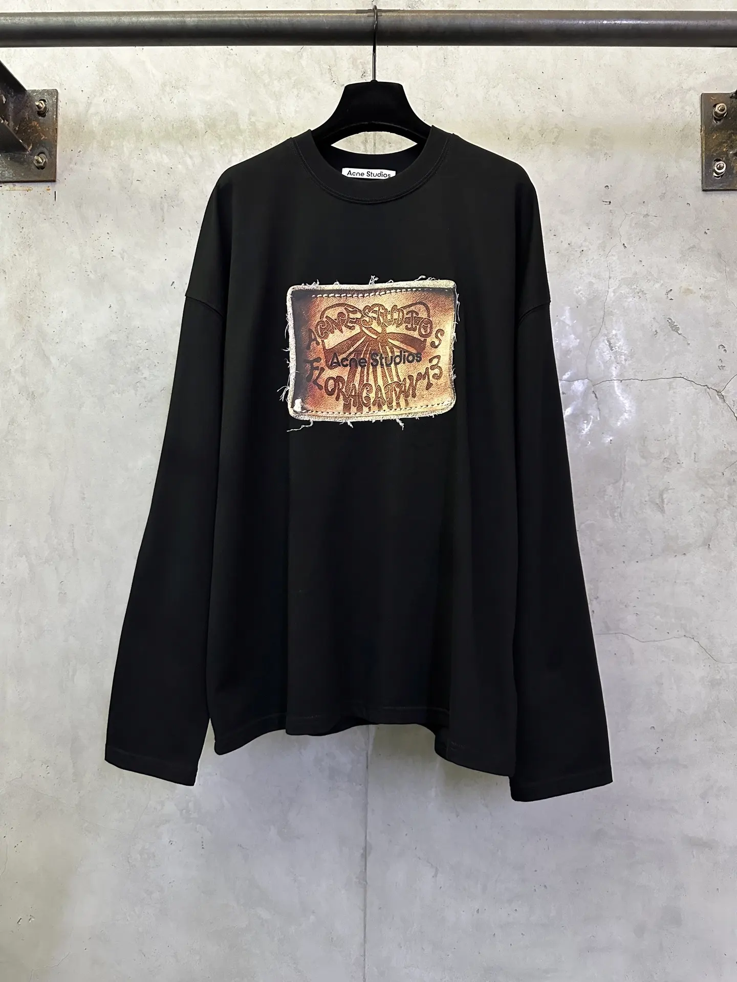 Bow Graphic Patch Long-Sleeve T-Shirt D22025043