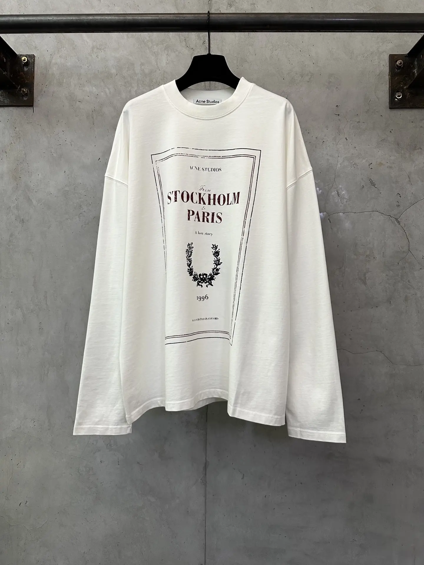 Logo Print Long-Sleeved Cotton T-Shirt D22011886