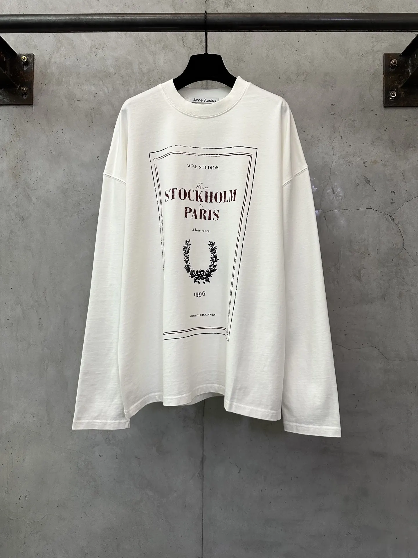 Logo Print Long-Sleeved Cotton T-Shirt D22011886