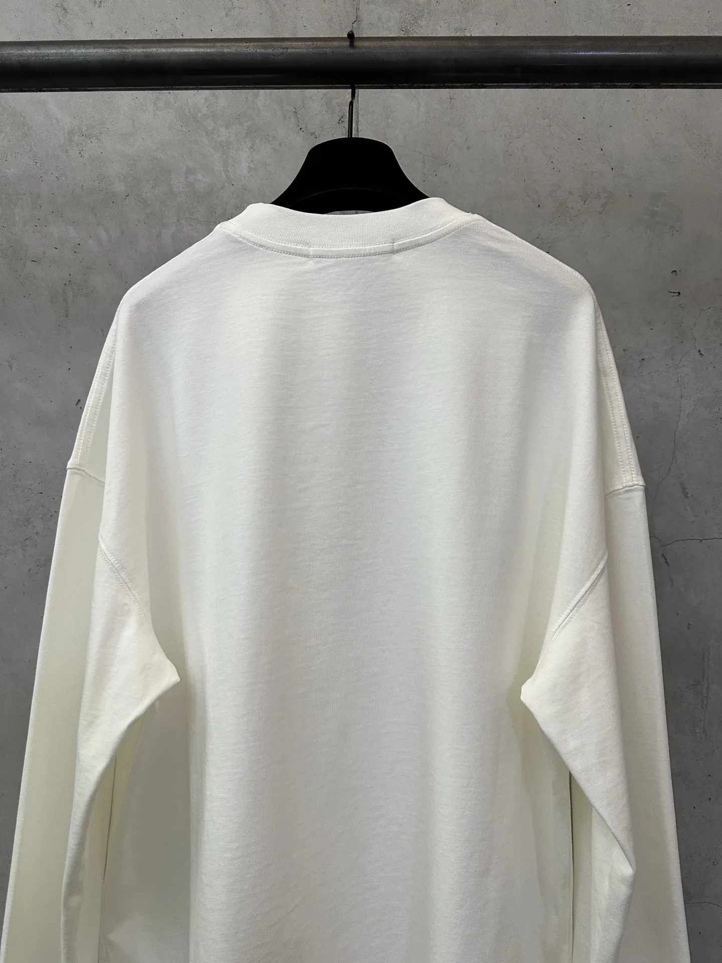 Logo Print Long-Sleeved Cotton T-Shirt D22011886 — view 5