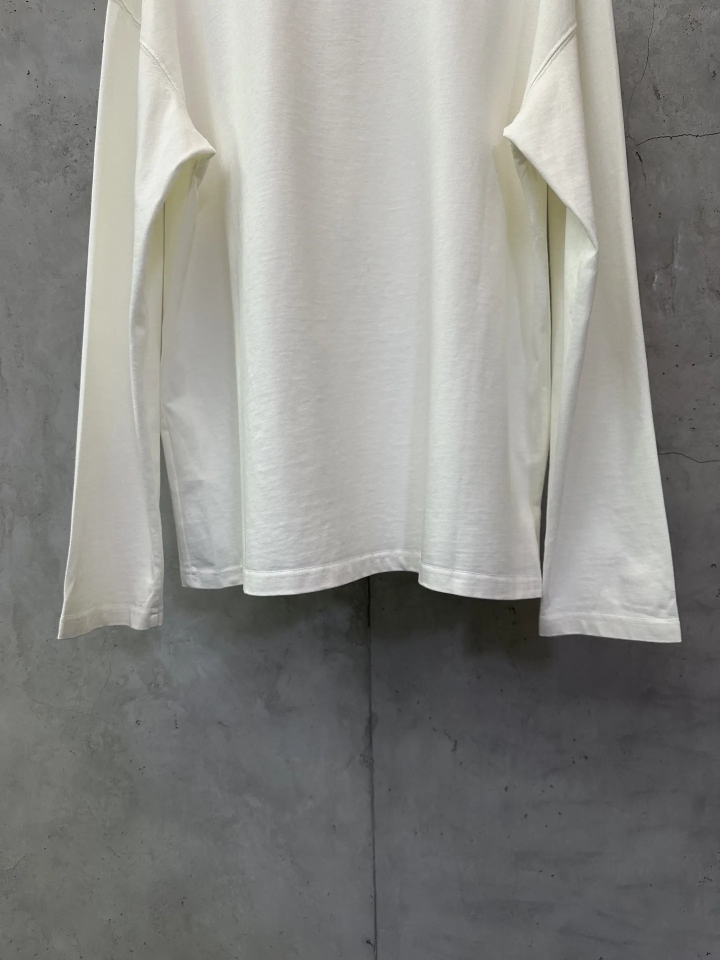 Logo Print Long-Sleeved Cotton T-Shirt D22011886 — view 6