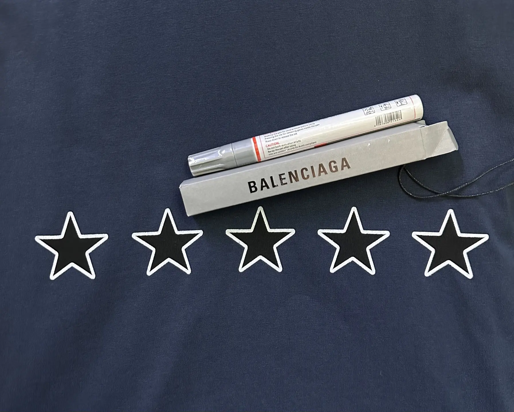 Star Embroidered Oversized T-Shirt D22011902 — view 8