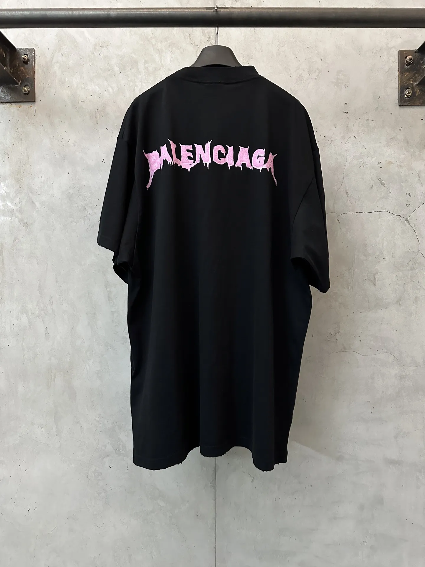 Logo Embroidery Oversized Cotton T-Shirt D22012317 — view 2