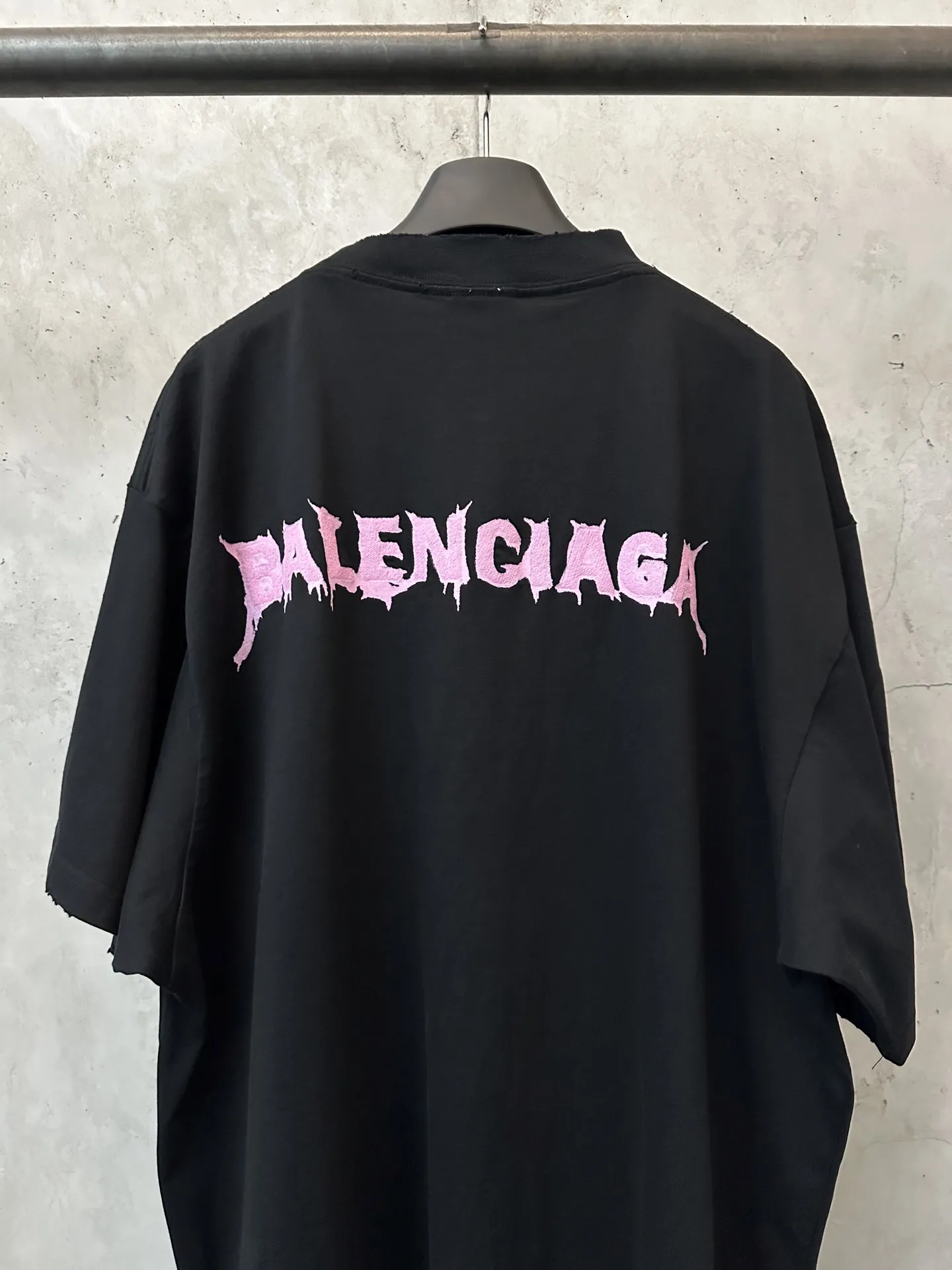 Logo Embroidery Oversized Cotton T-Shirt D22012317 — view 5