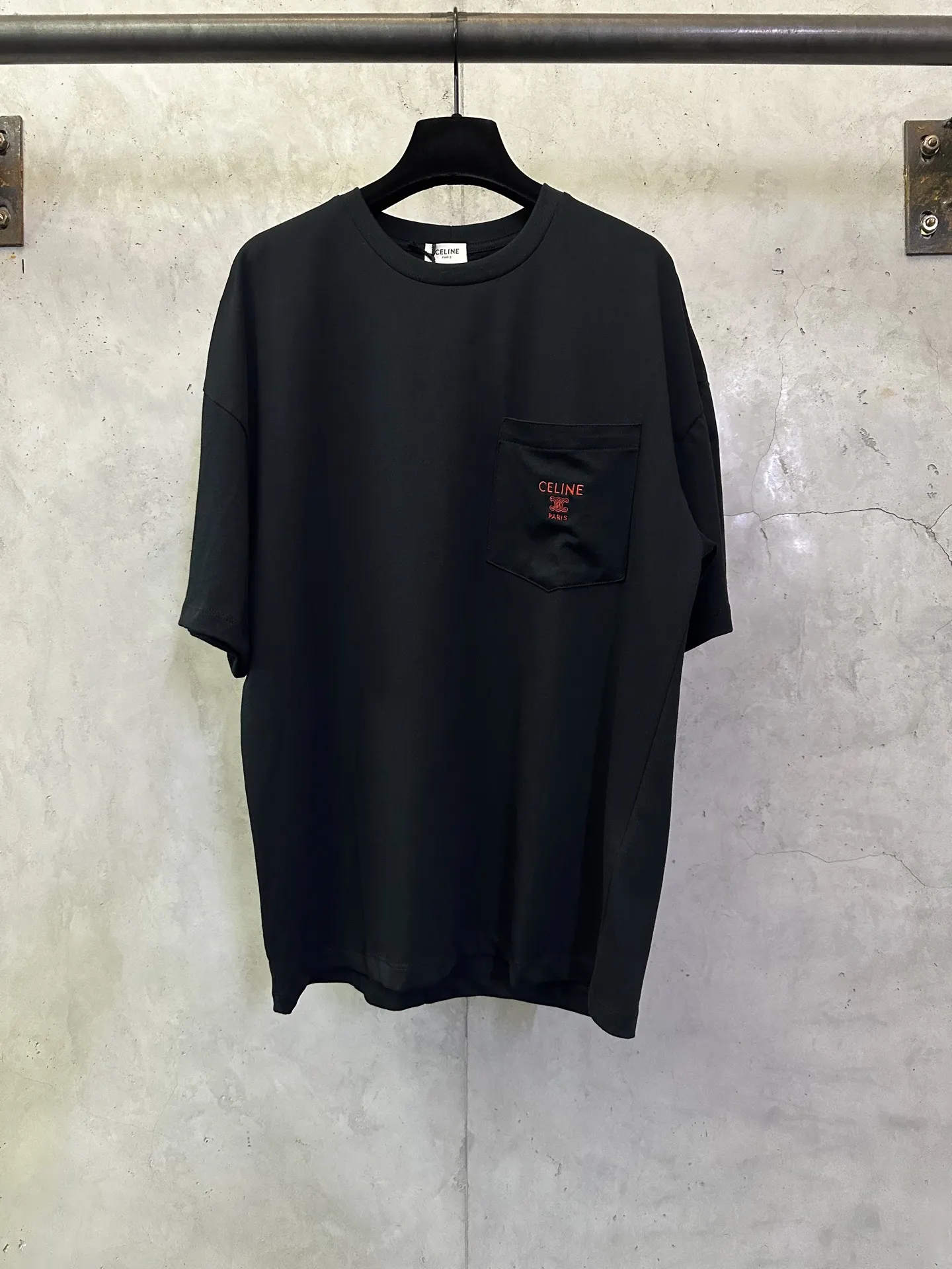 Logo-Embroidered Pocket Cotton T-Shirt D22012858