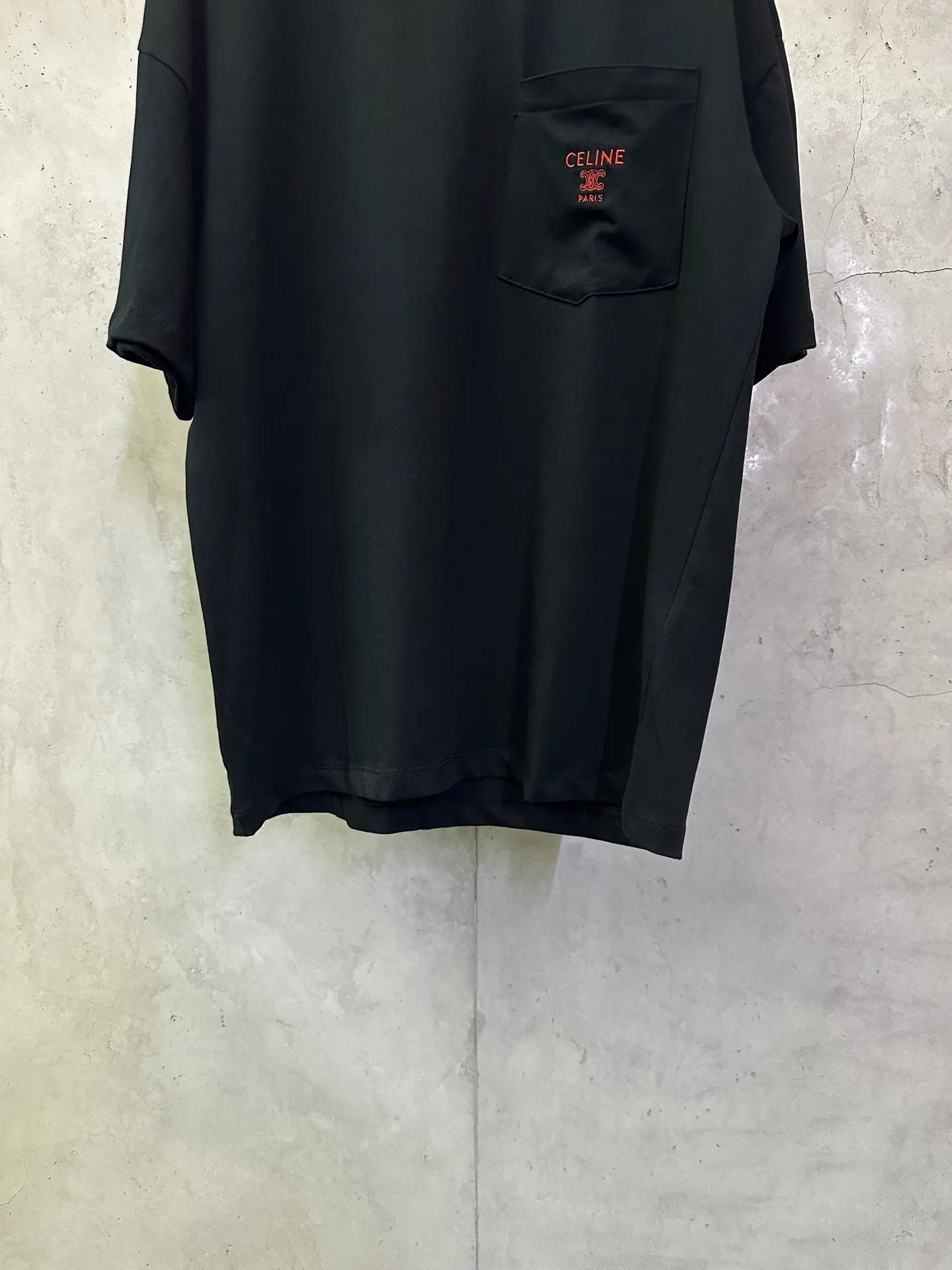 Logo-Embroidered Pocket Cotton T-Shirt D22012858 — view 4