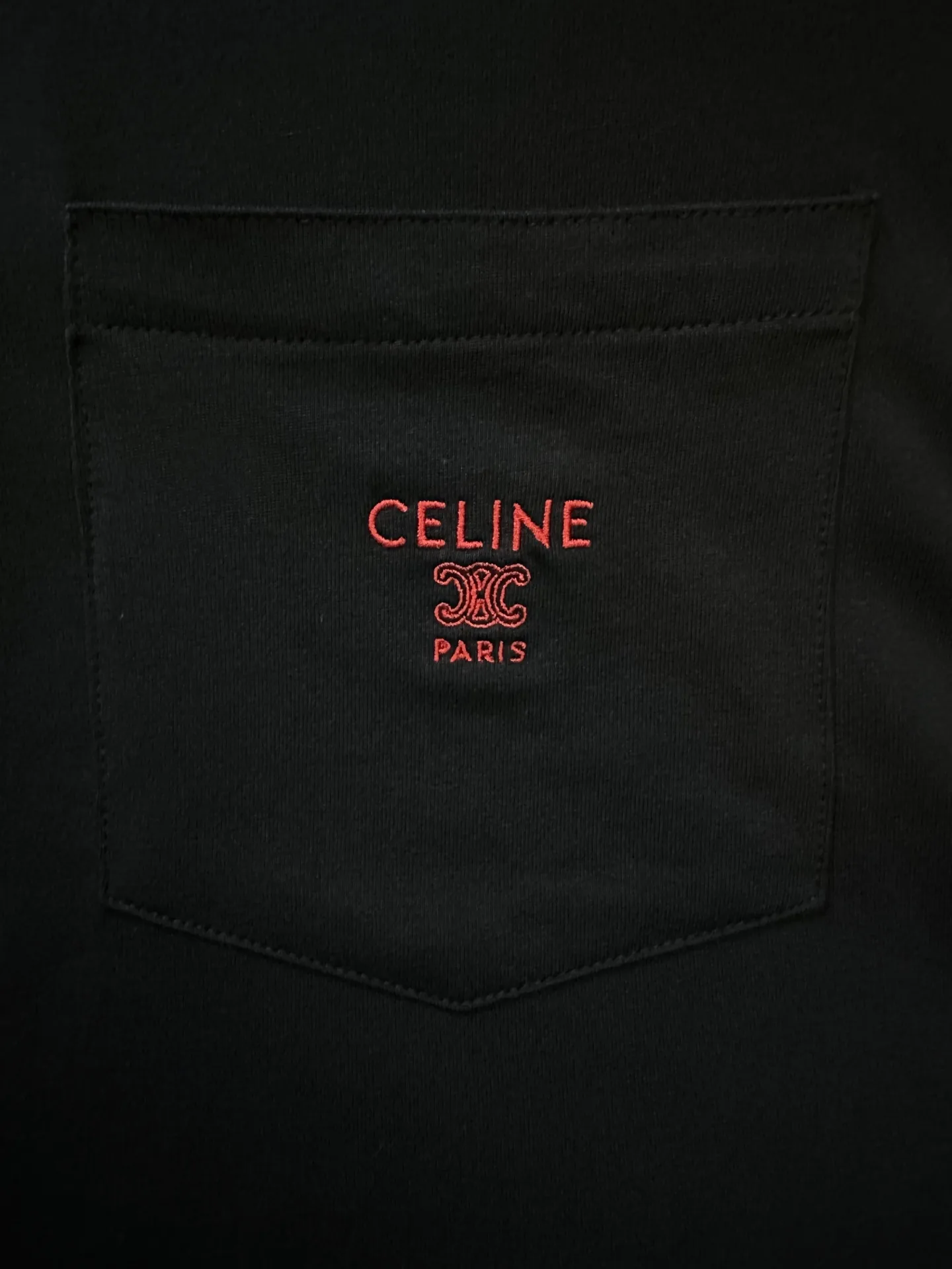 Logo-Embroidered Pocket Cotton T-Shirt D22012858 — view 8
