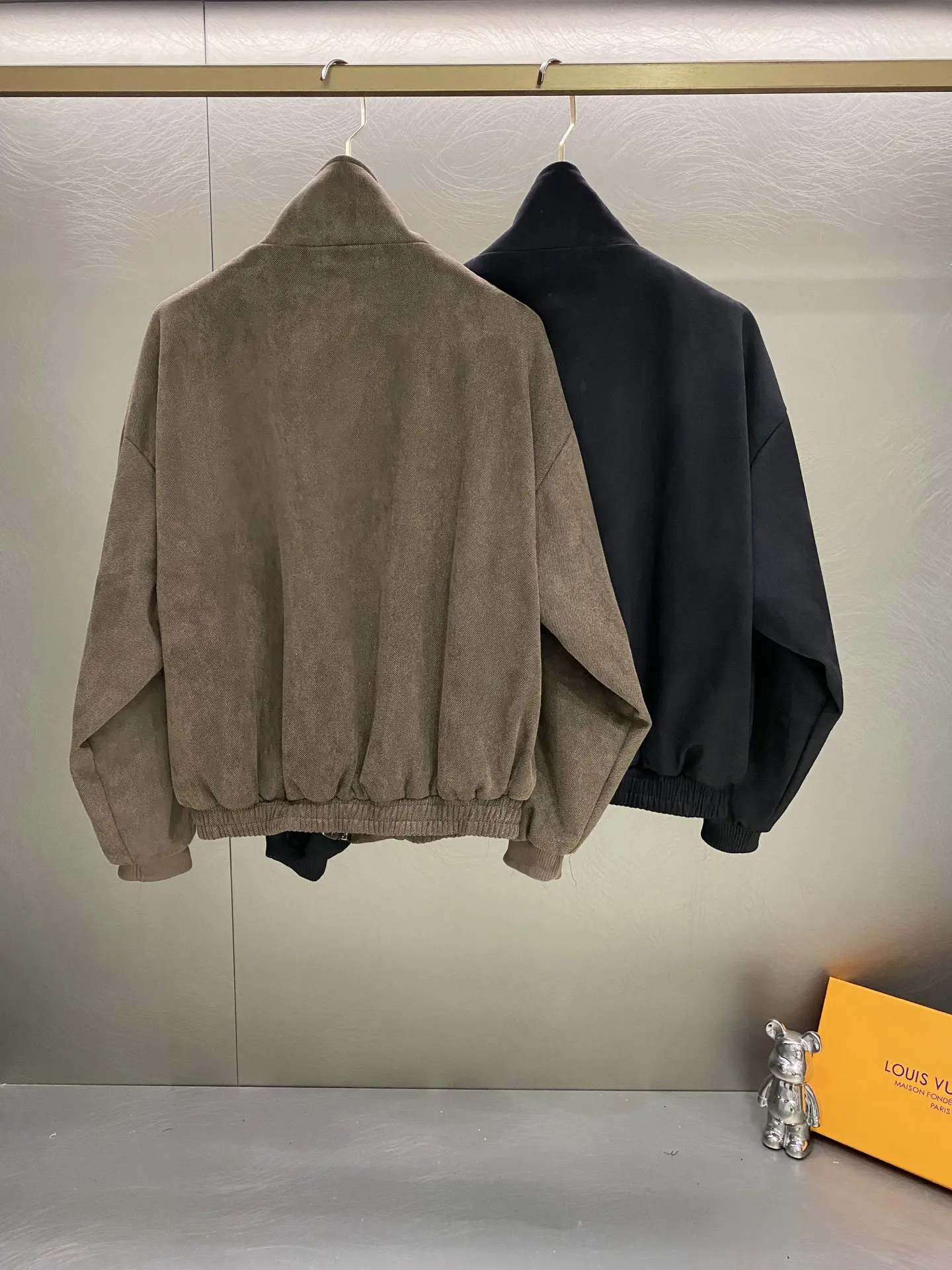 Chrome Hearts Cross Patch Suede Harrington Jacket D22019620 — view 2