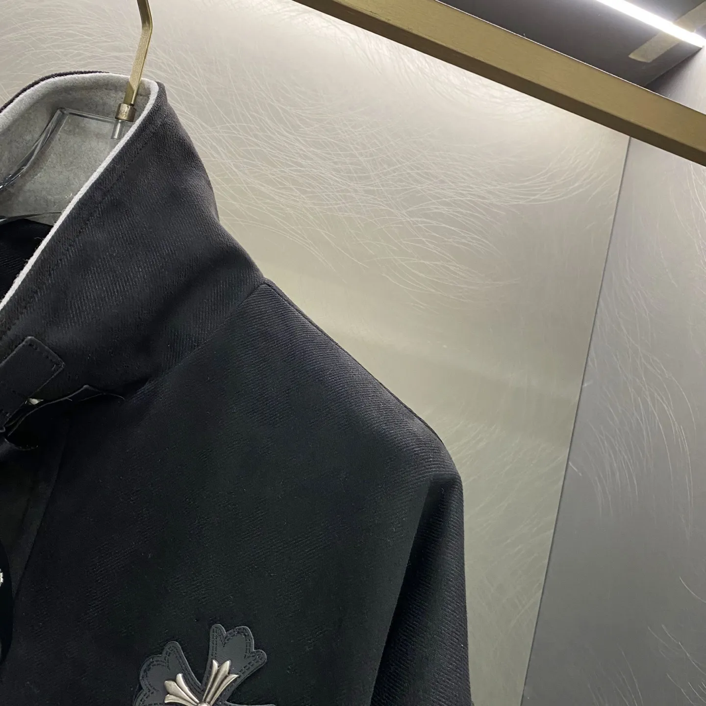 Chrome Hearts Cross Patch Suede Harrington Jacket D22019620 — view 8