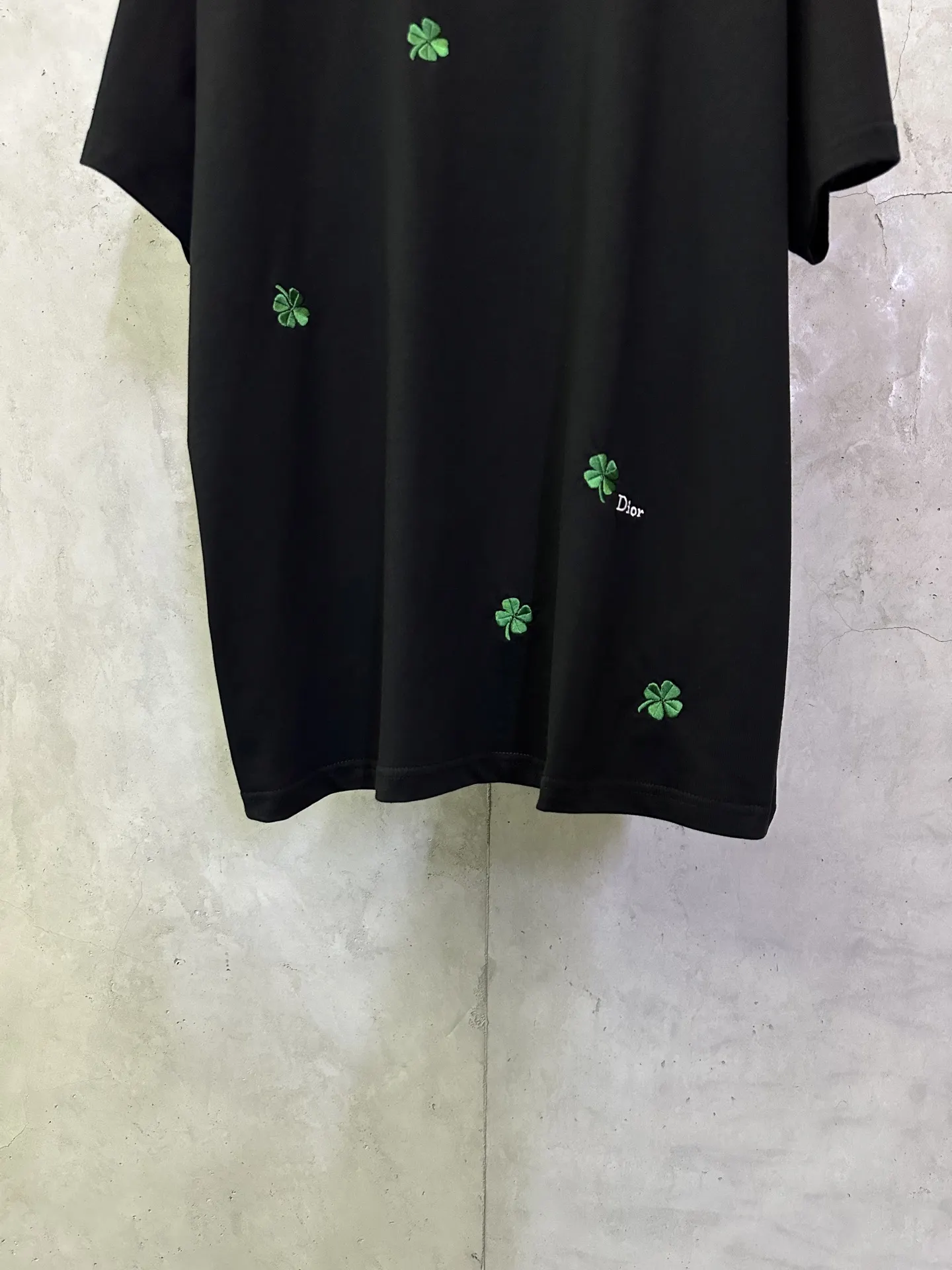 Clover Embroidered Cotton T-Shirt D22012811 — view 4