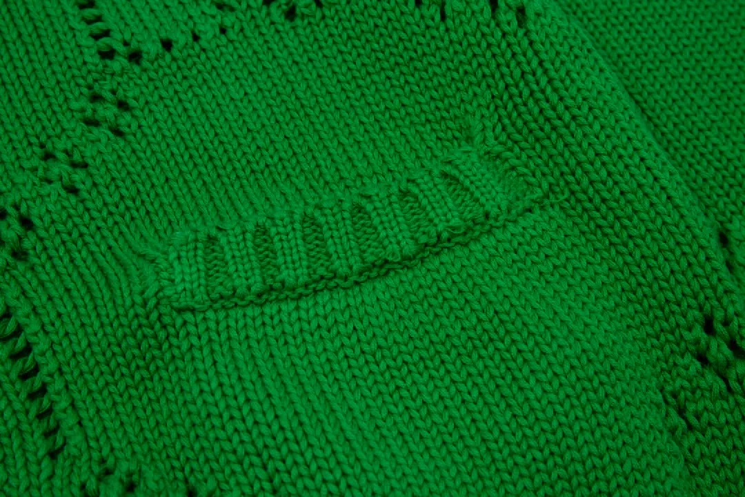 GG Perforated Jacquard Wool Cardigan D22023364 — view 4