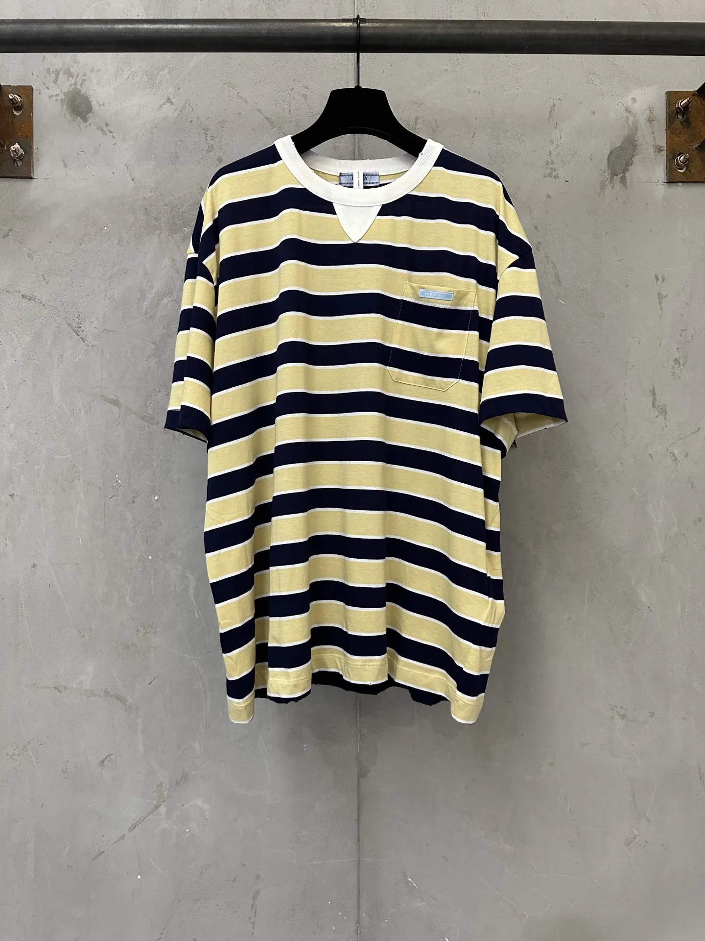 Bayadere Striped Cotton T-Shirt D22020224