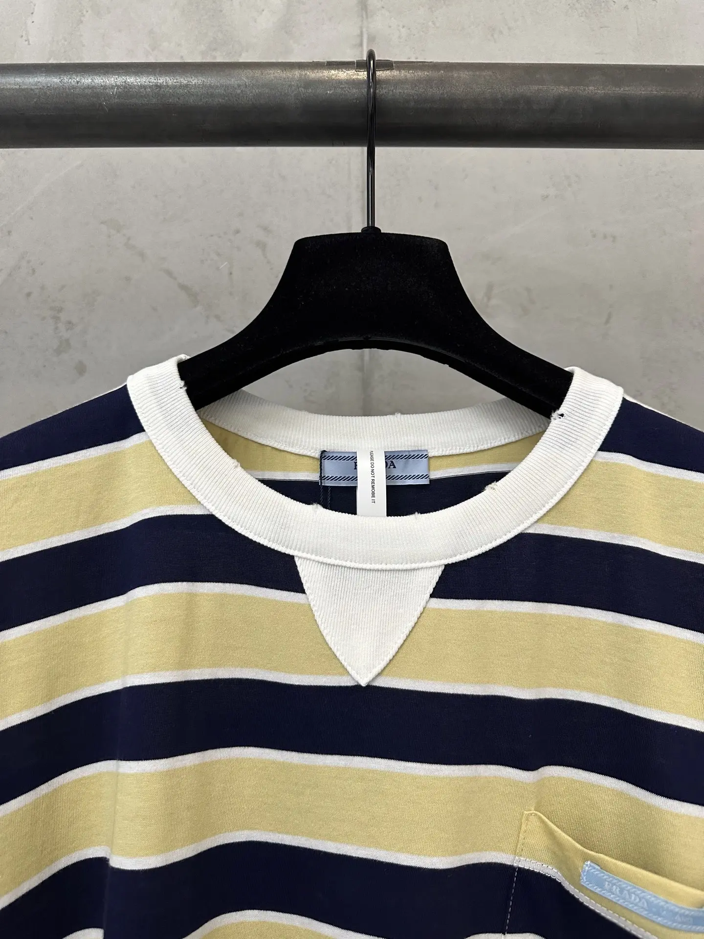 Bayadere Striped Cotton T-Shirt D22020224 — view 5