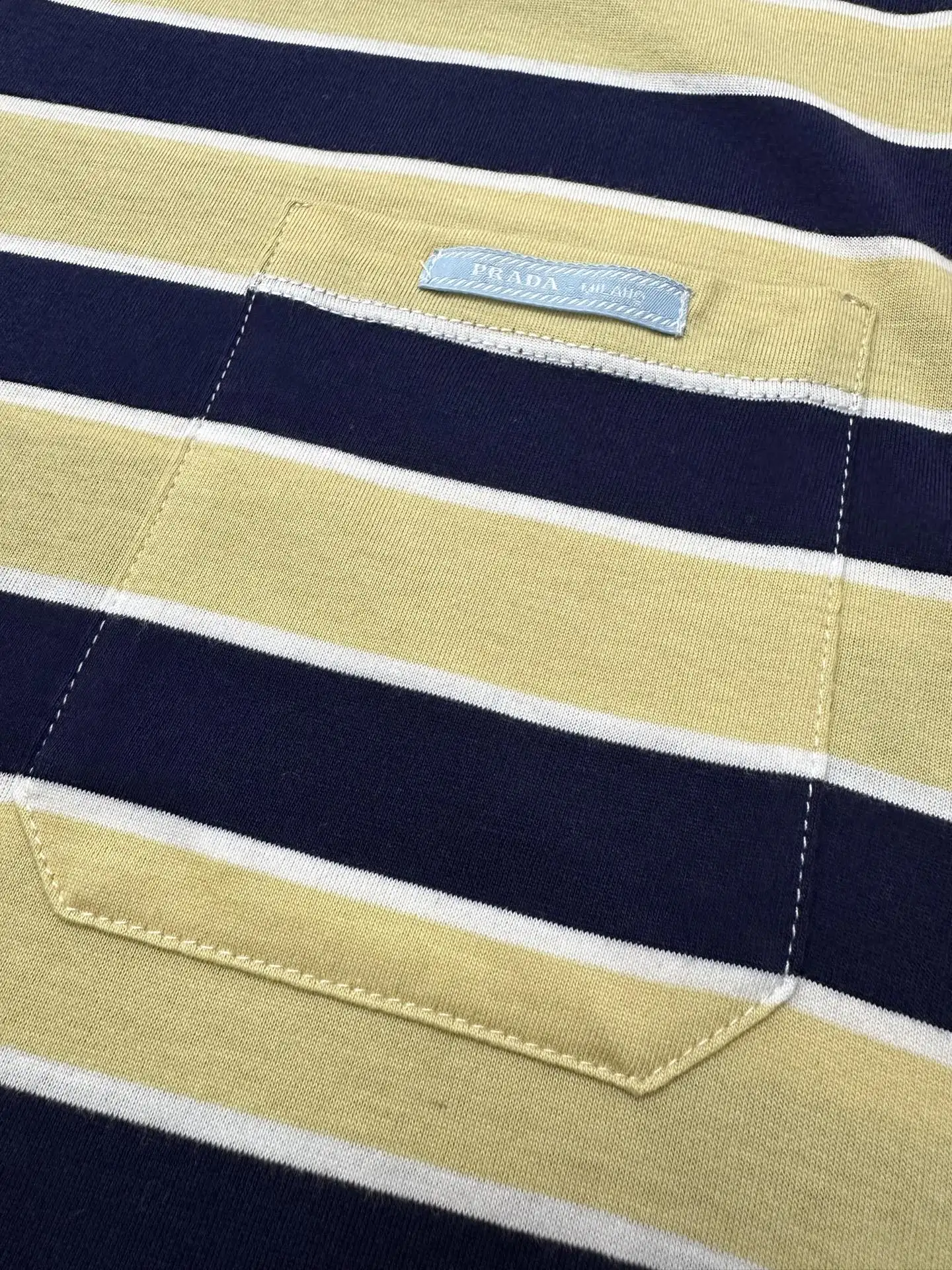 Bayadere Striped Cotton T-Shirt D22020224 — view 8