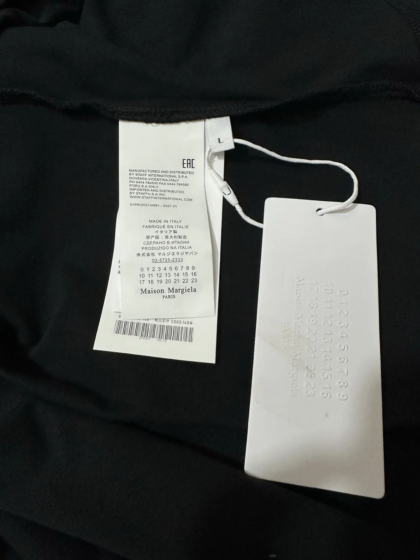 MM6 Maison Margiela Logo Label Long-Sleeve T-Shirt D22024376 — view 9