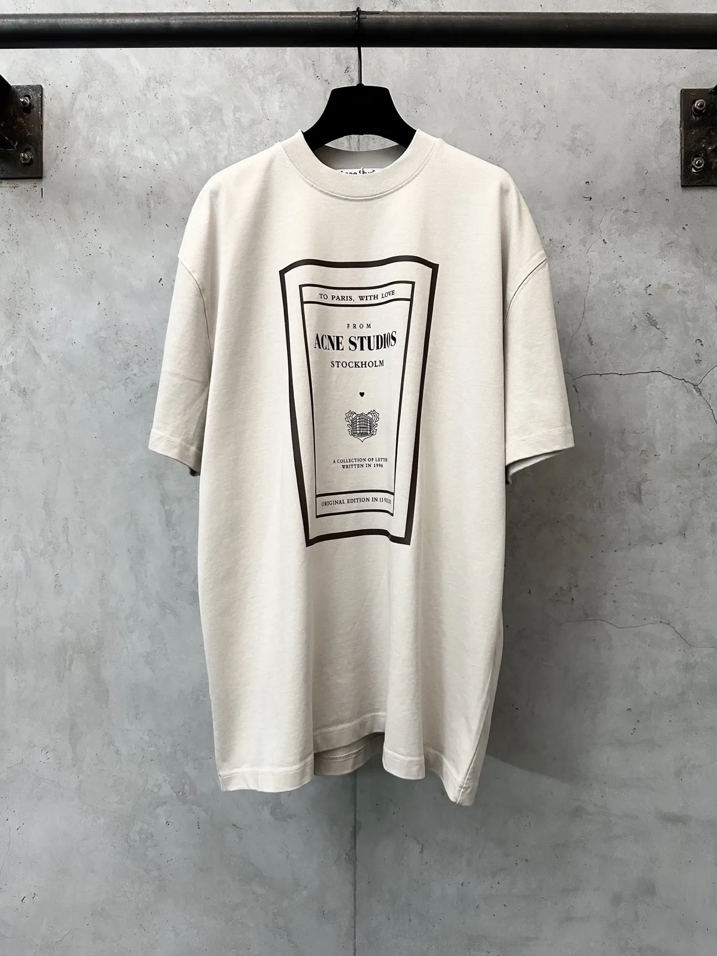Logo Print Heavyweight Cotton T-Shirt D22012318