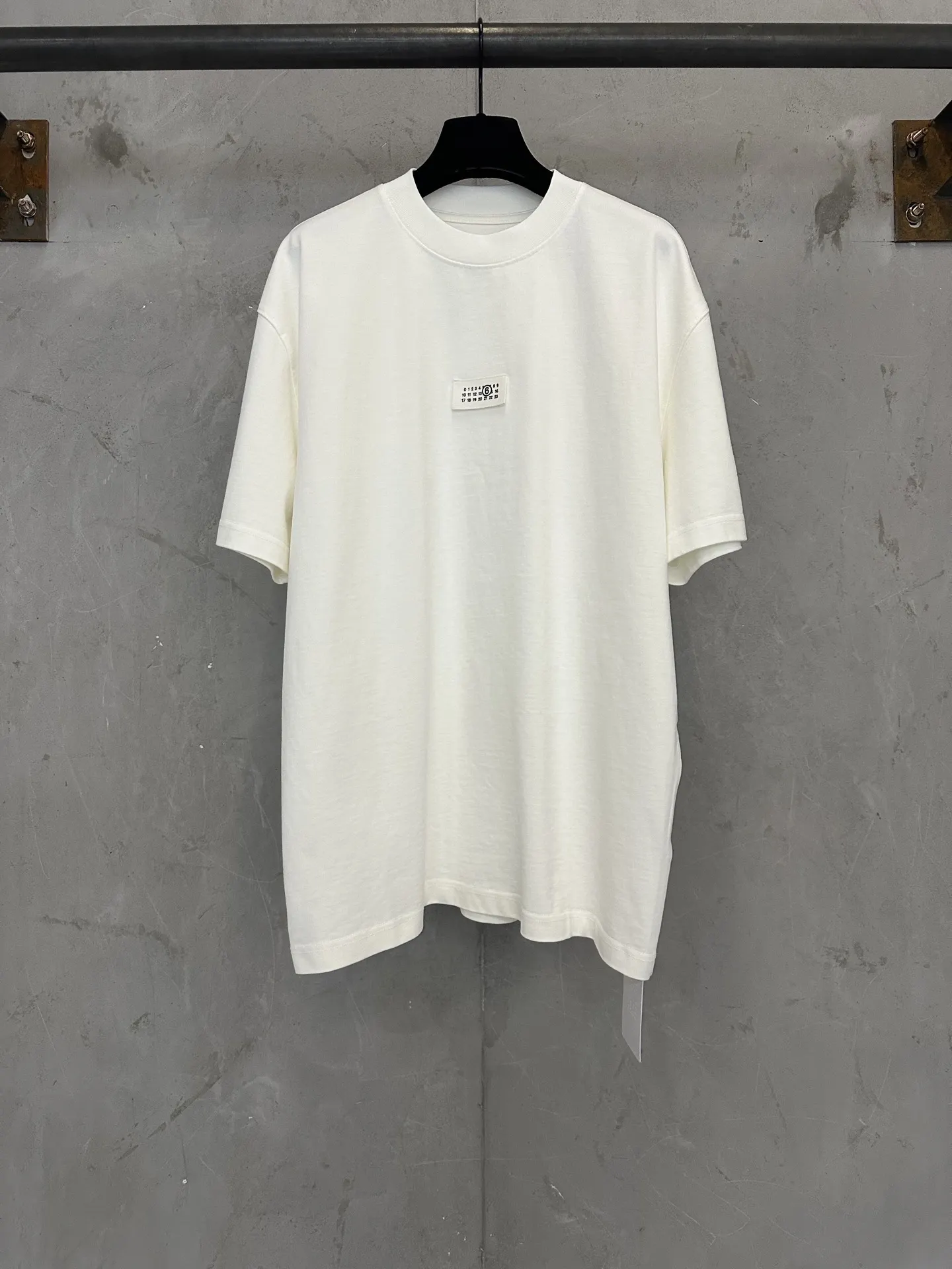 MM6 Heavyweight Cotton Jersey Logo T-Shirt D22012291