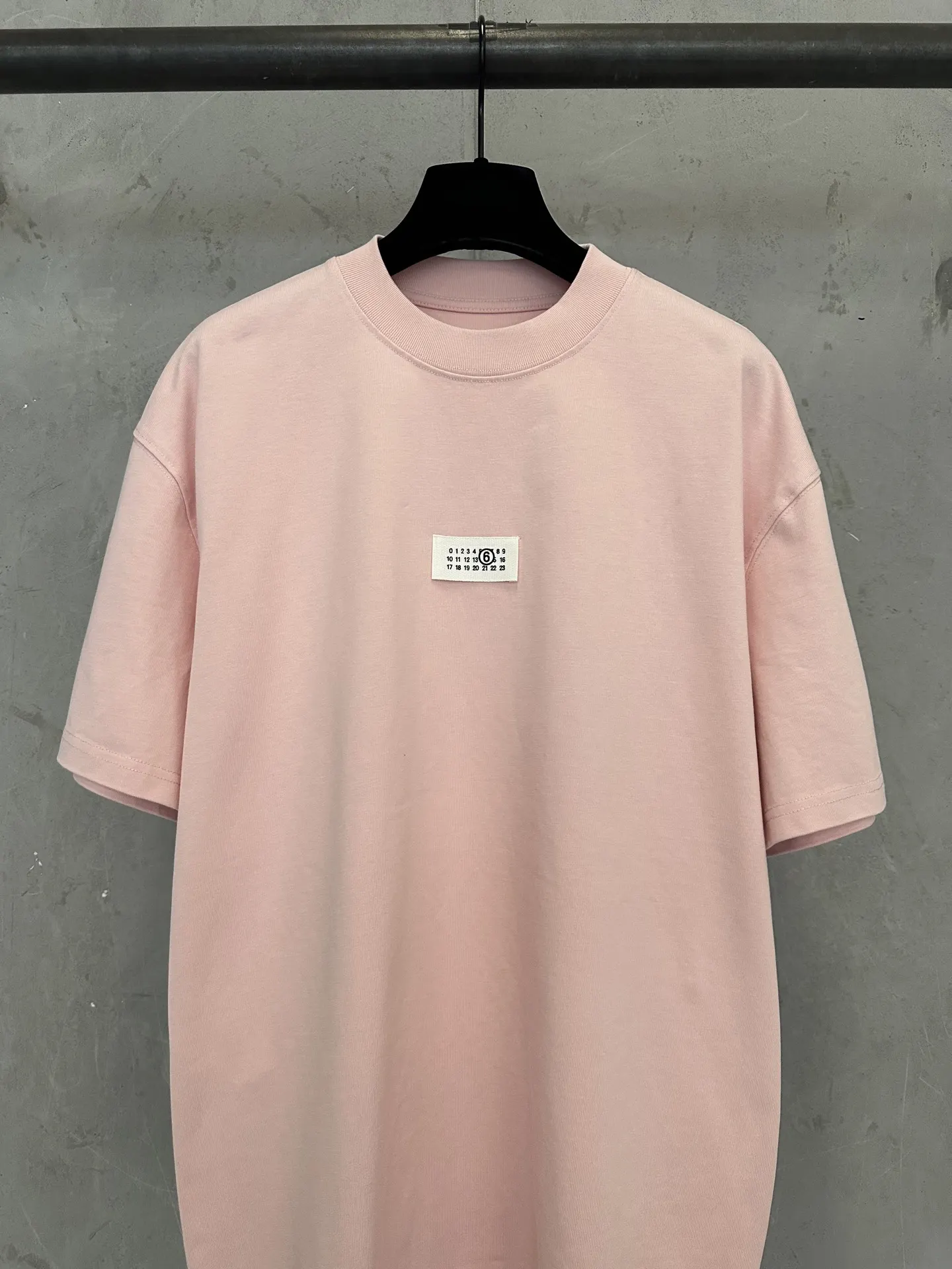 MM6 Label Heavyweight Cotton T-Shirt D22012294 — view 3