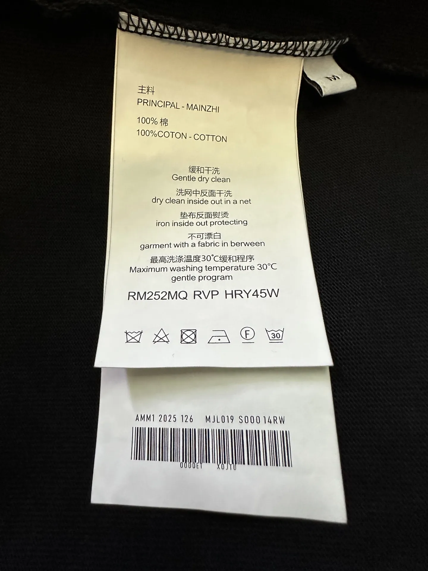 Logo Print Heavyweight Cotton T-Shirt D22012749 — view 9
