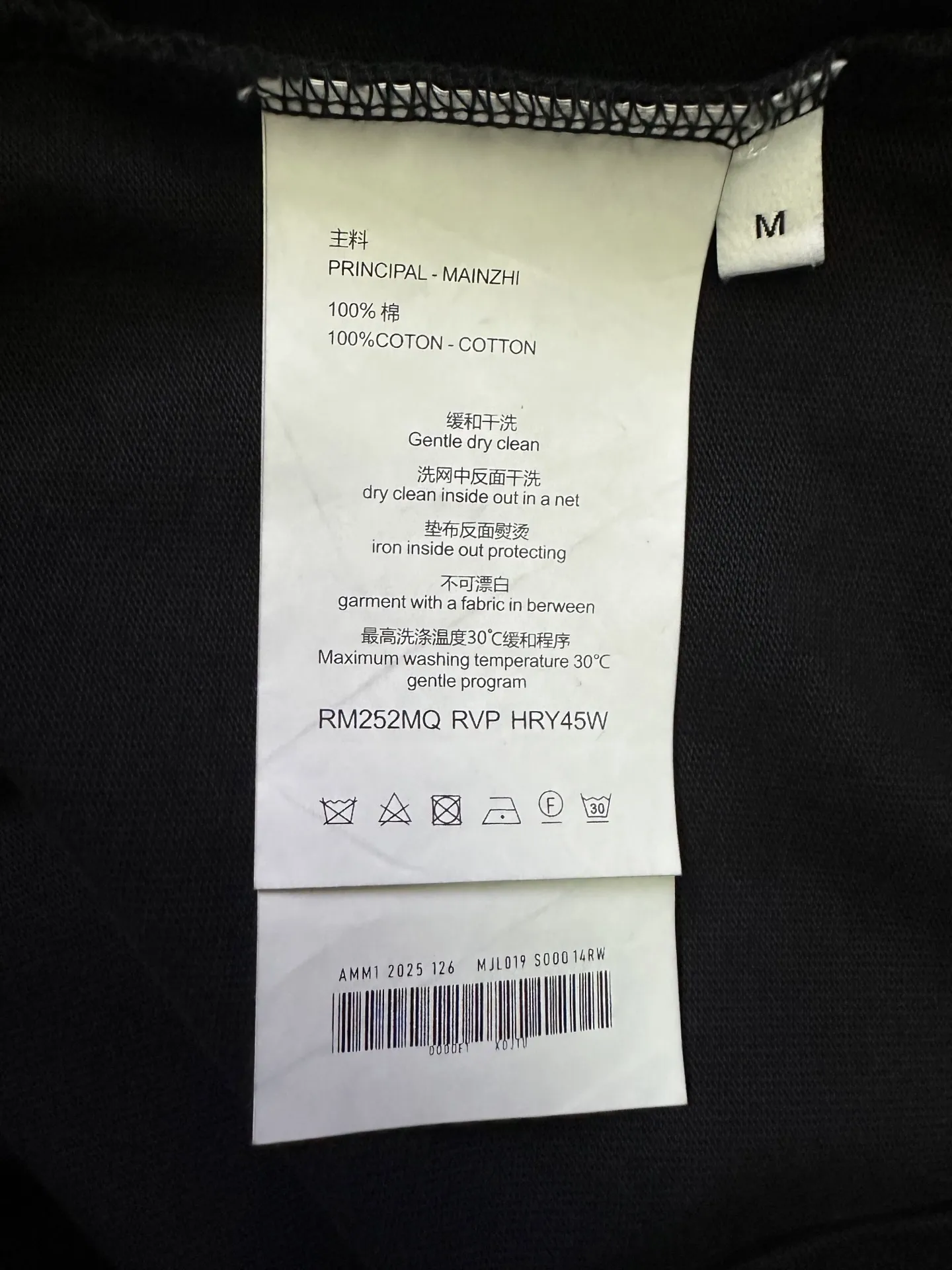 Logo Print Heavyweight Cotton T-Shirt D22012868 — view 9