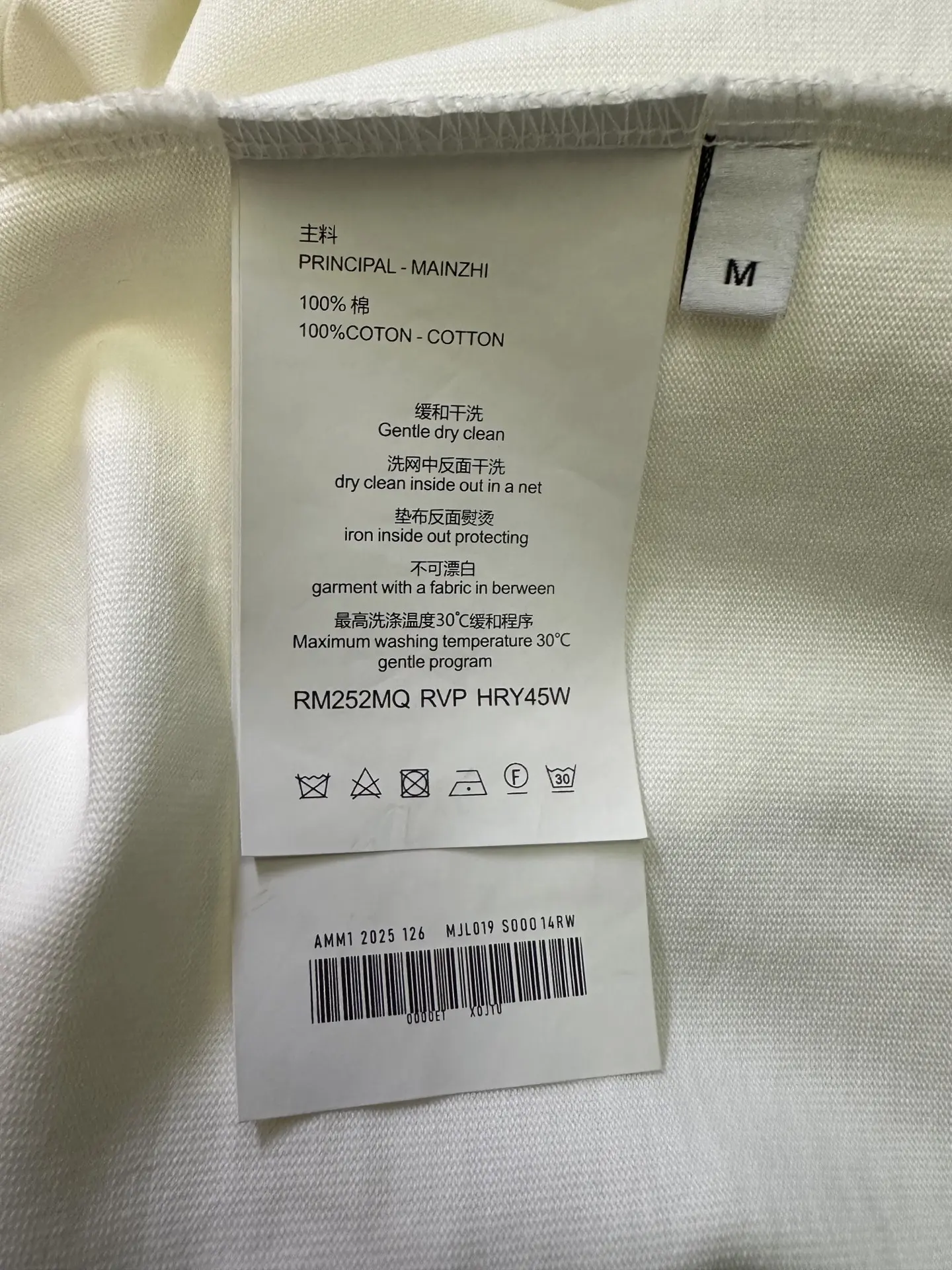 Logo Print Heavyweight Cotton T-Shirt D22012867 — view 9
