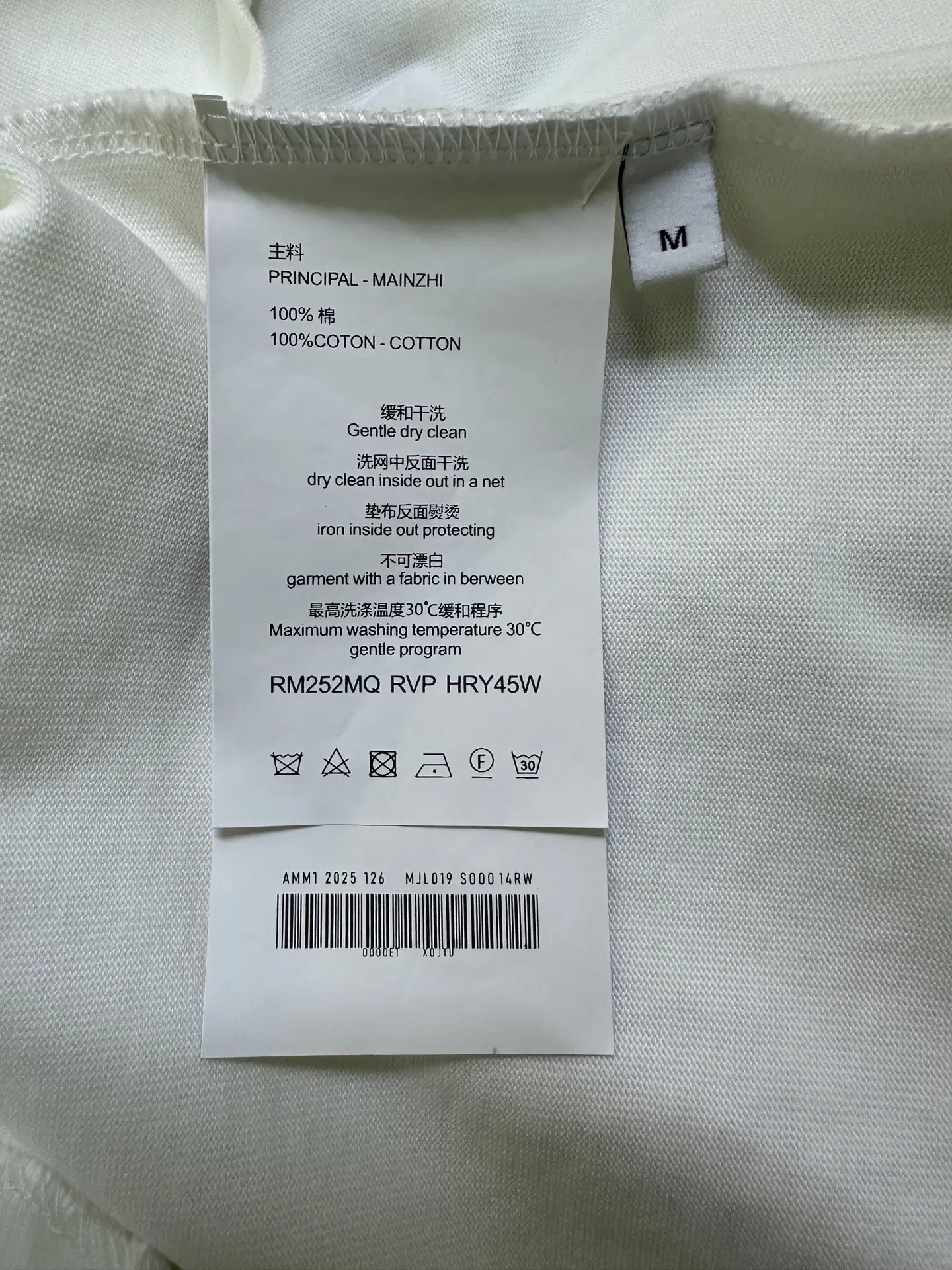 Logo Print Heavyweight Cotton T-Shirt D22012869 — view 9