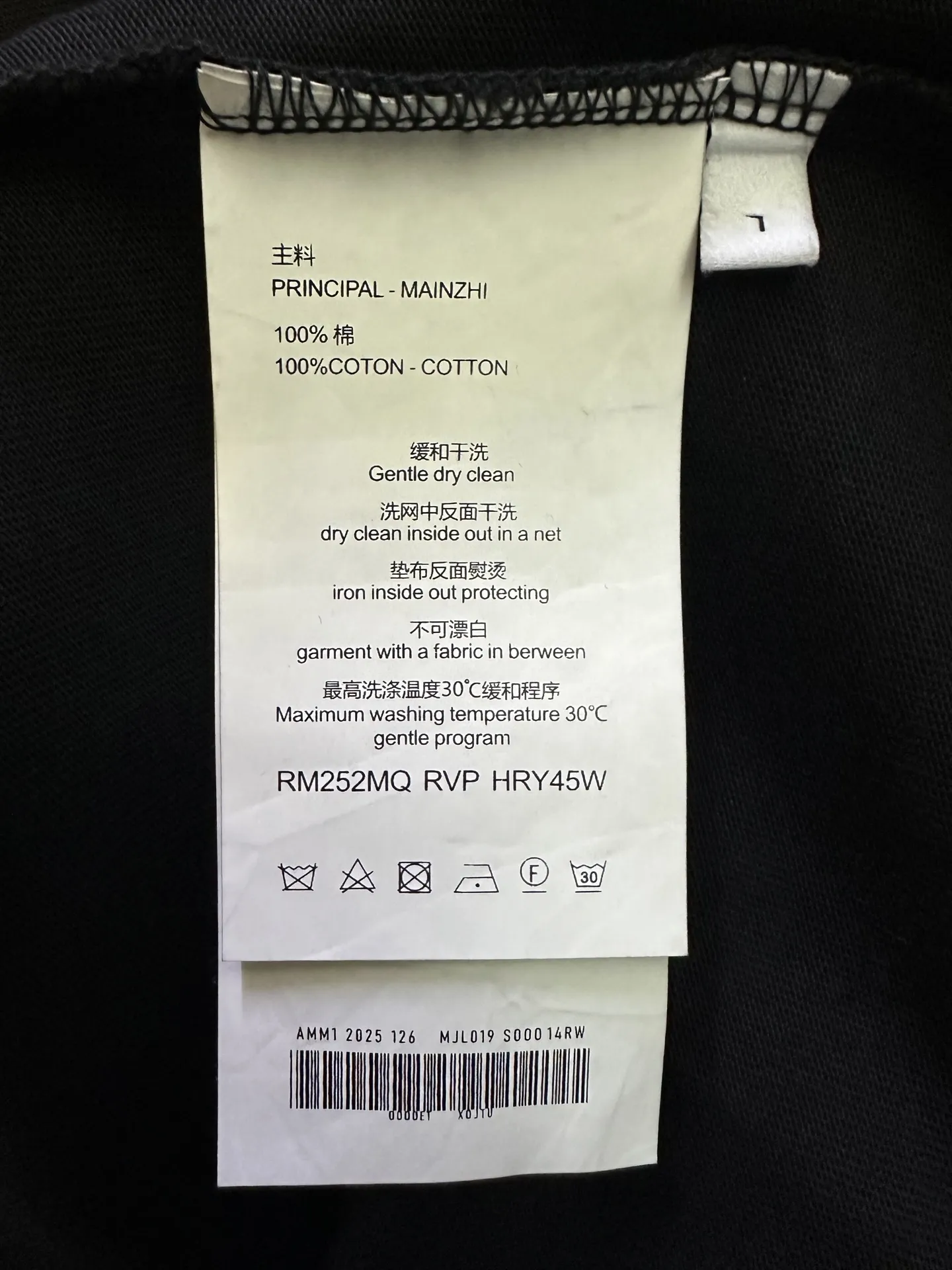 Logo Print Heavyweight Cotton T-Shirt D22015700 — view 9