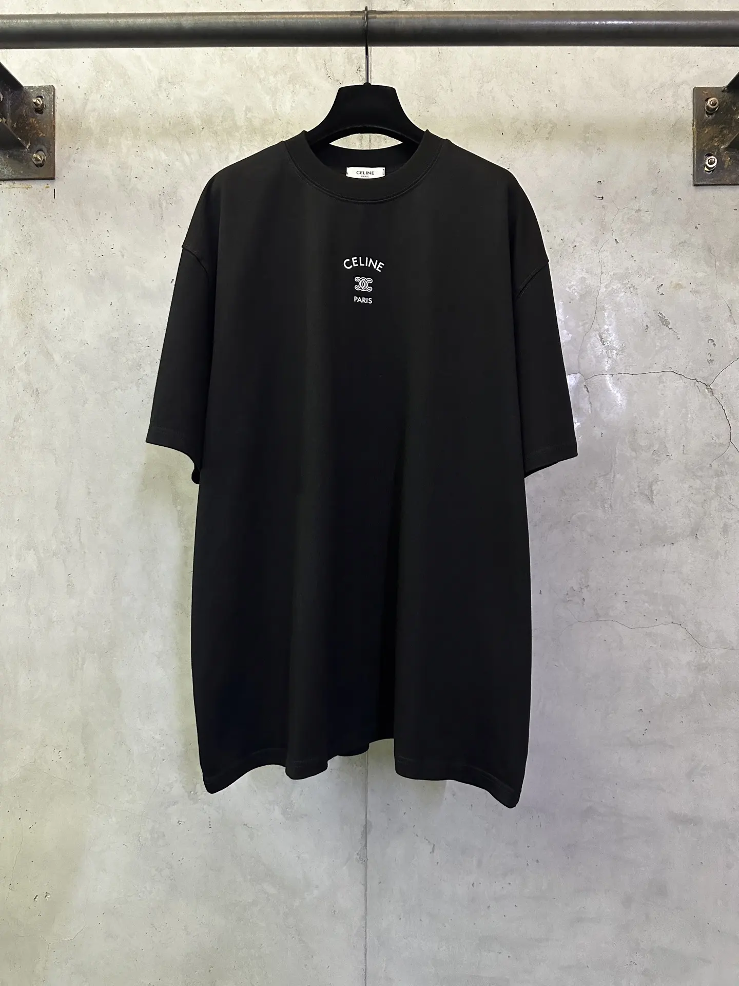 Triomphe Logo Heavyweight Cotton T-Shirt D22012875