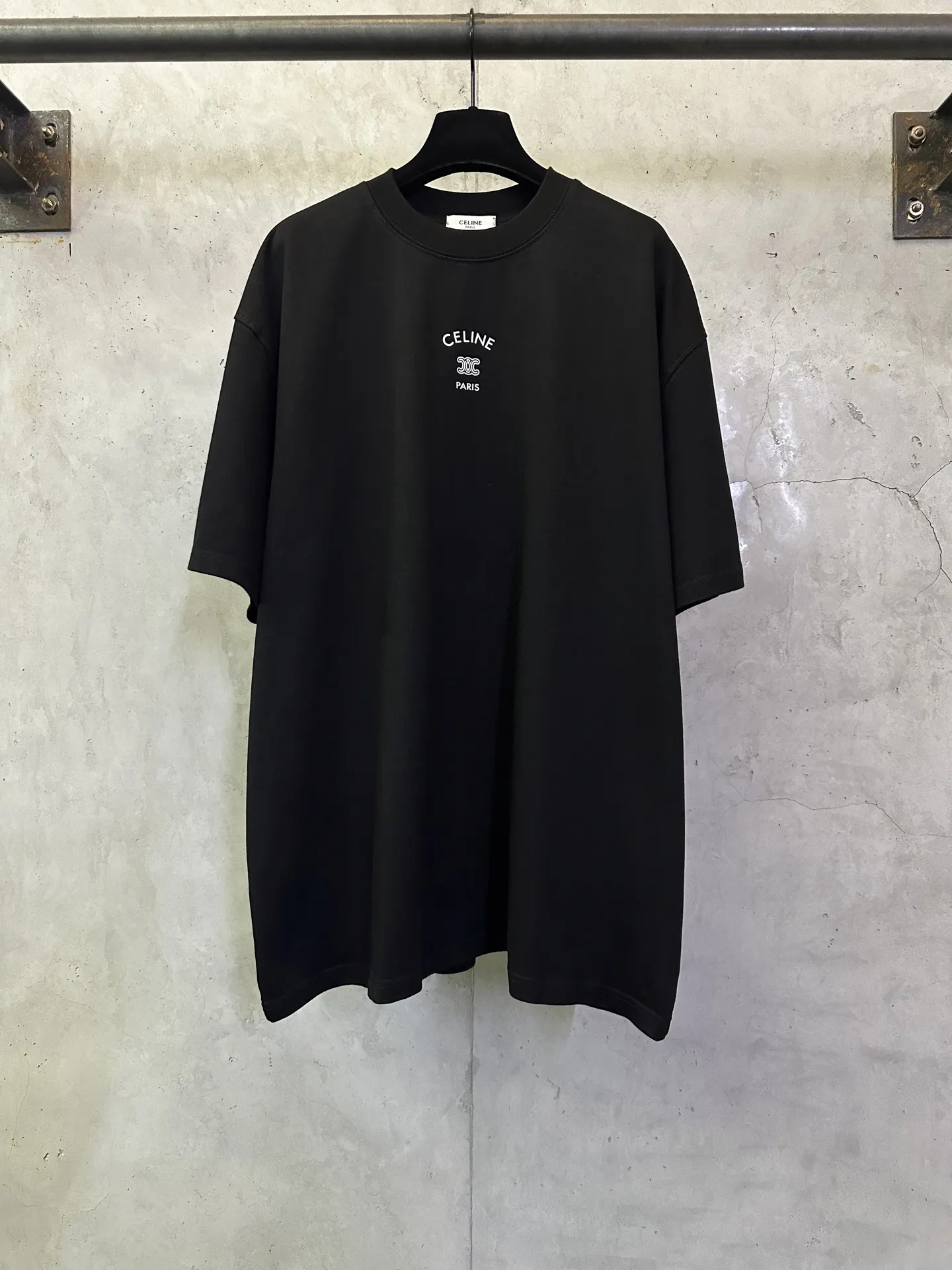 Triomphe Logo Heavyweight Cotton T-Shirt D22012875