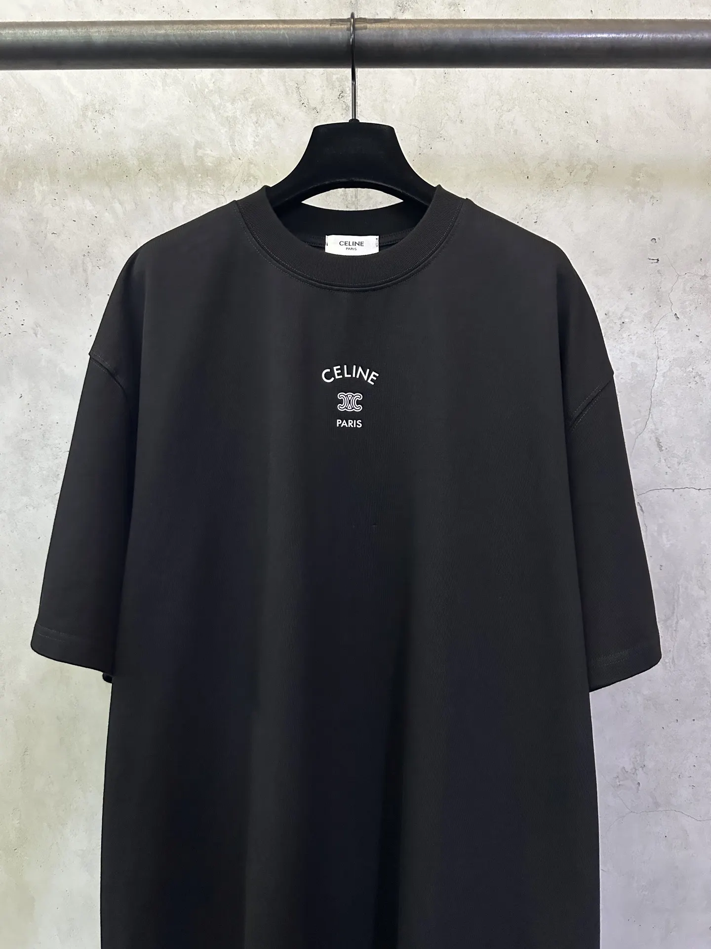 Triomphe Logo Heavyweight Cotton T-Shirt D22012875 — view 3