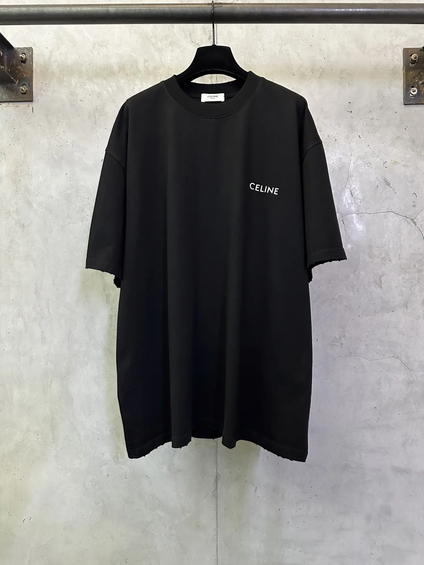 Logo-Print Heavyweight Cotton T-Shirt D22015697