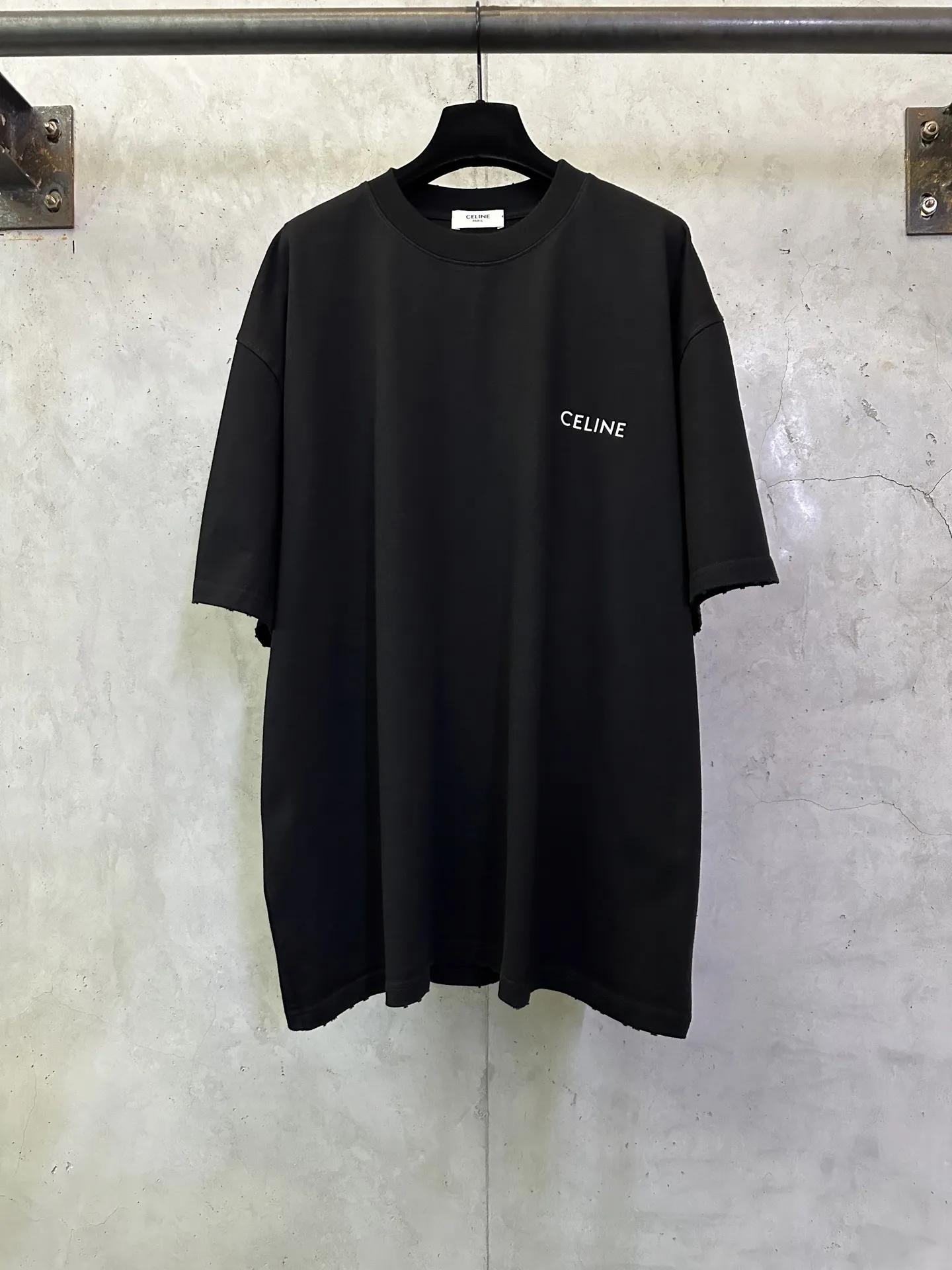 Logo-Print Heavyweight Cotton T-Shirt D22015697