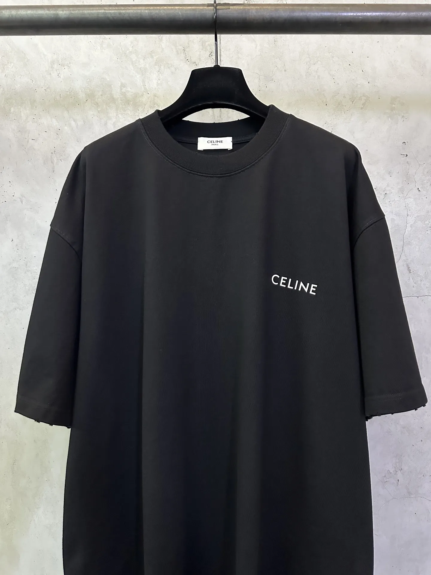 Logo-Print Heavyweight Cotton T-Shirt D22015697 — view 3