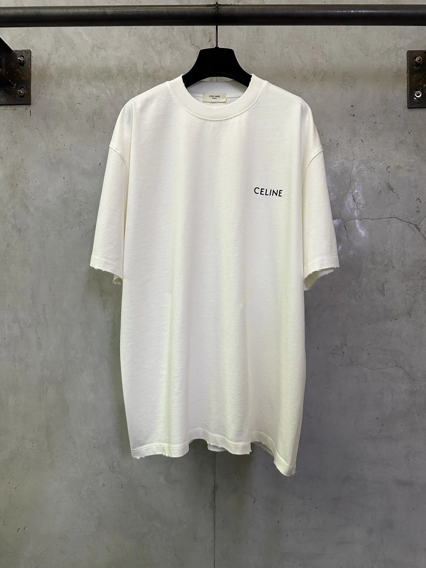 Logo Print Heavyweight Cotton T-Shirt D22015696
