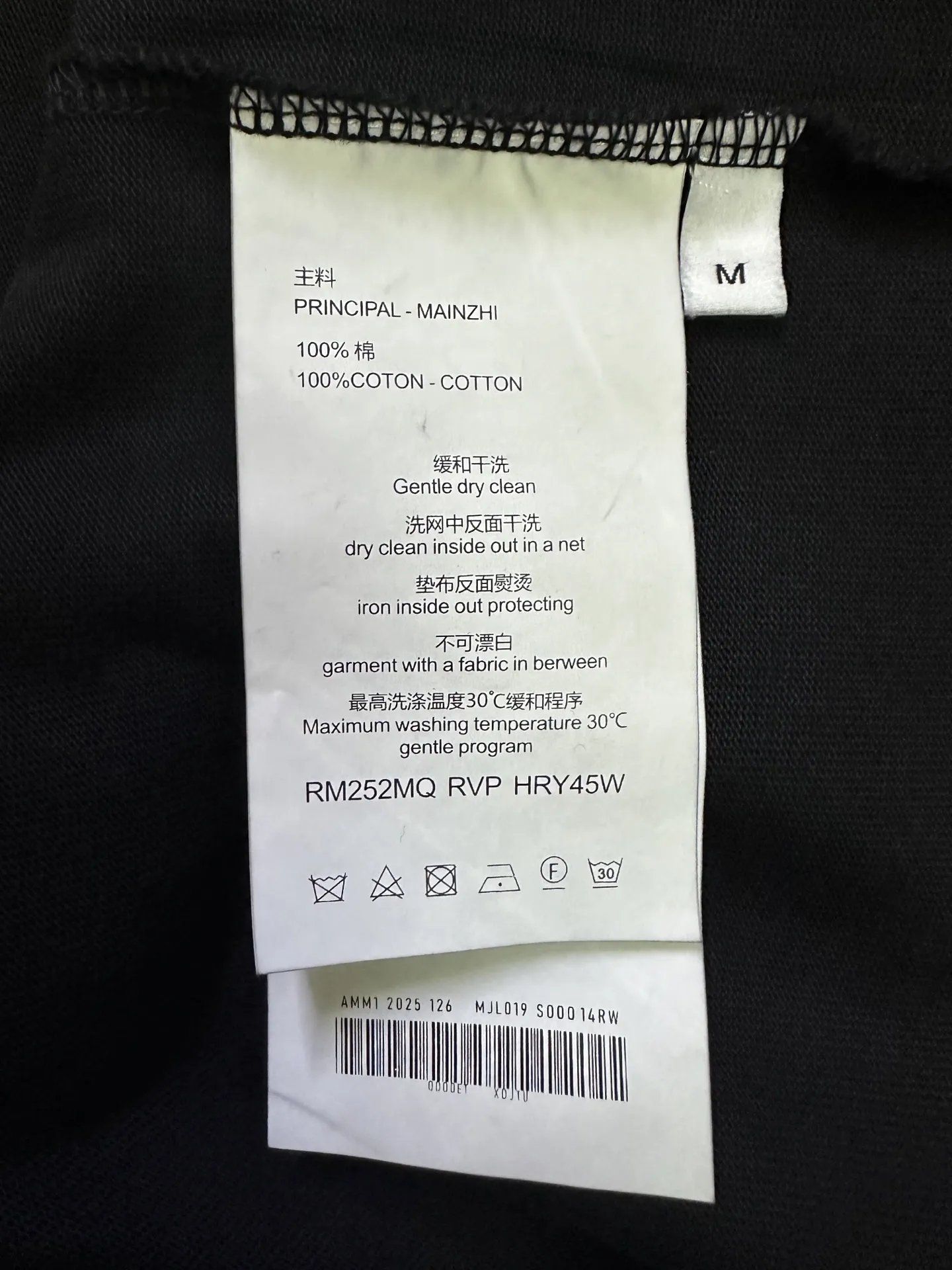 Logo Print Heavyweight Cotton T-Shirt D22012849 — view 9