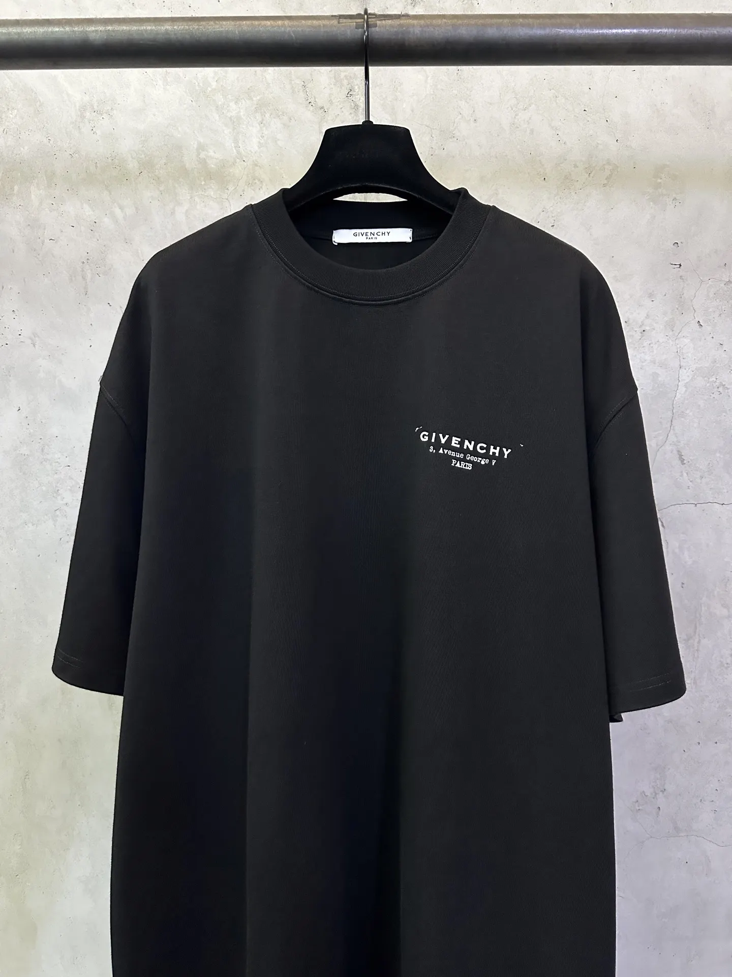 Logo Print Heavyweight Cotton T-Shirt D22012872 — view 3