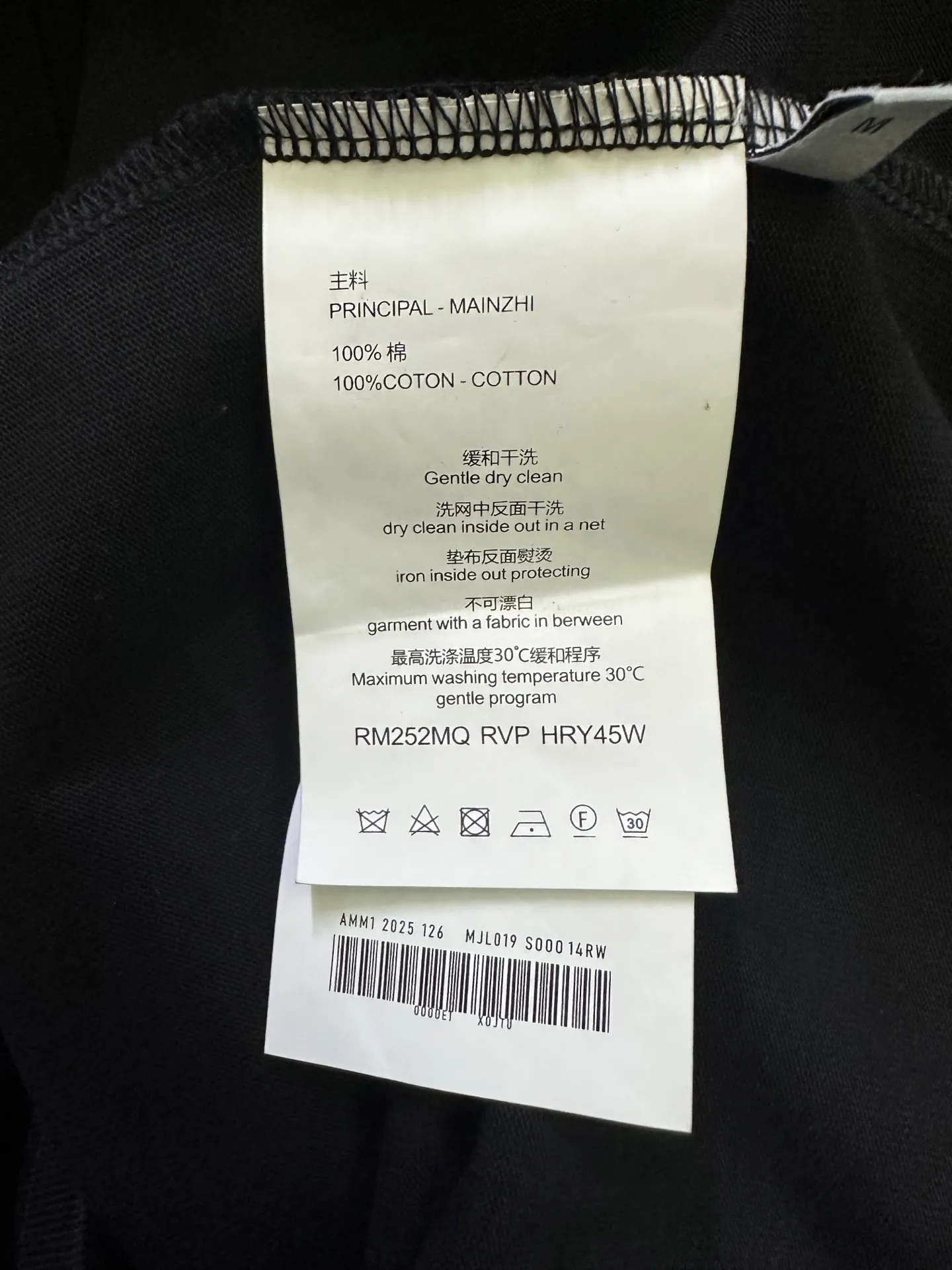 Logo Print Heavyweight Cotton T-Shirt D22012872 — view 9