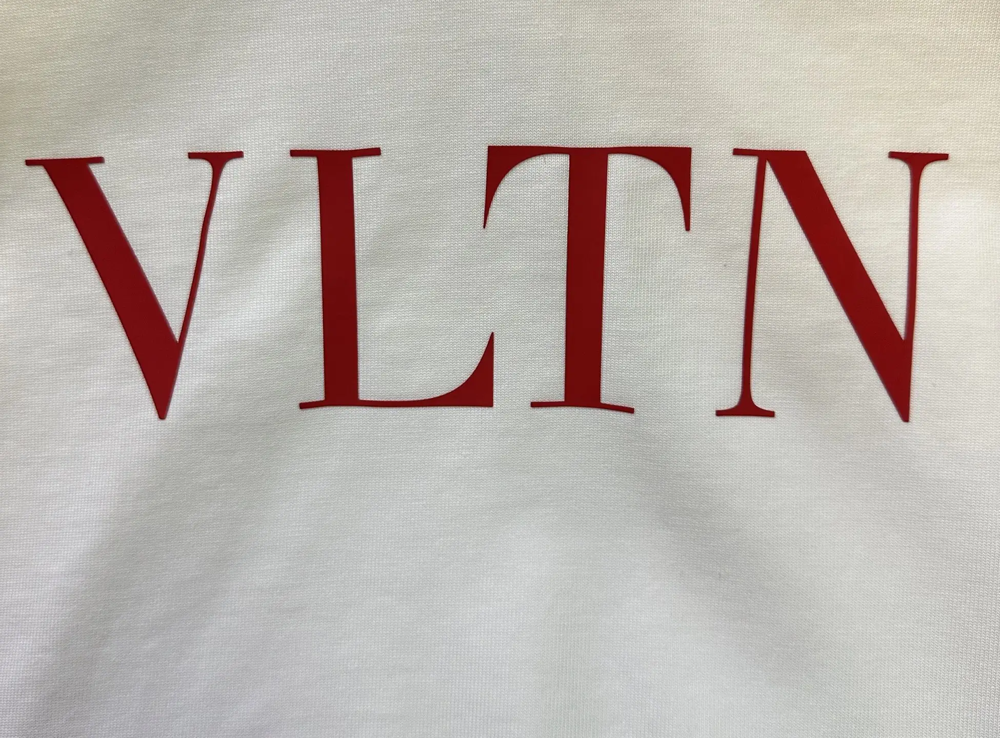 VLTN Logo Print Heavyweight Cotton T-Shirt D22012913 — view 8