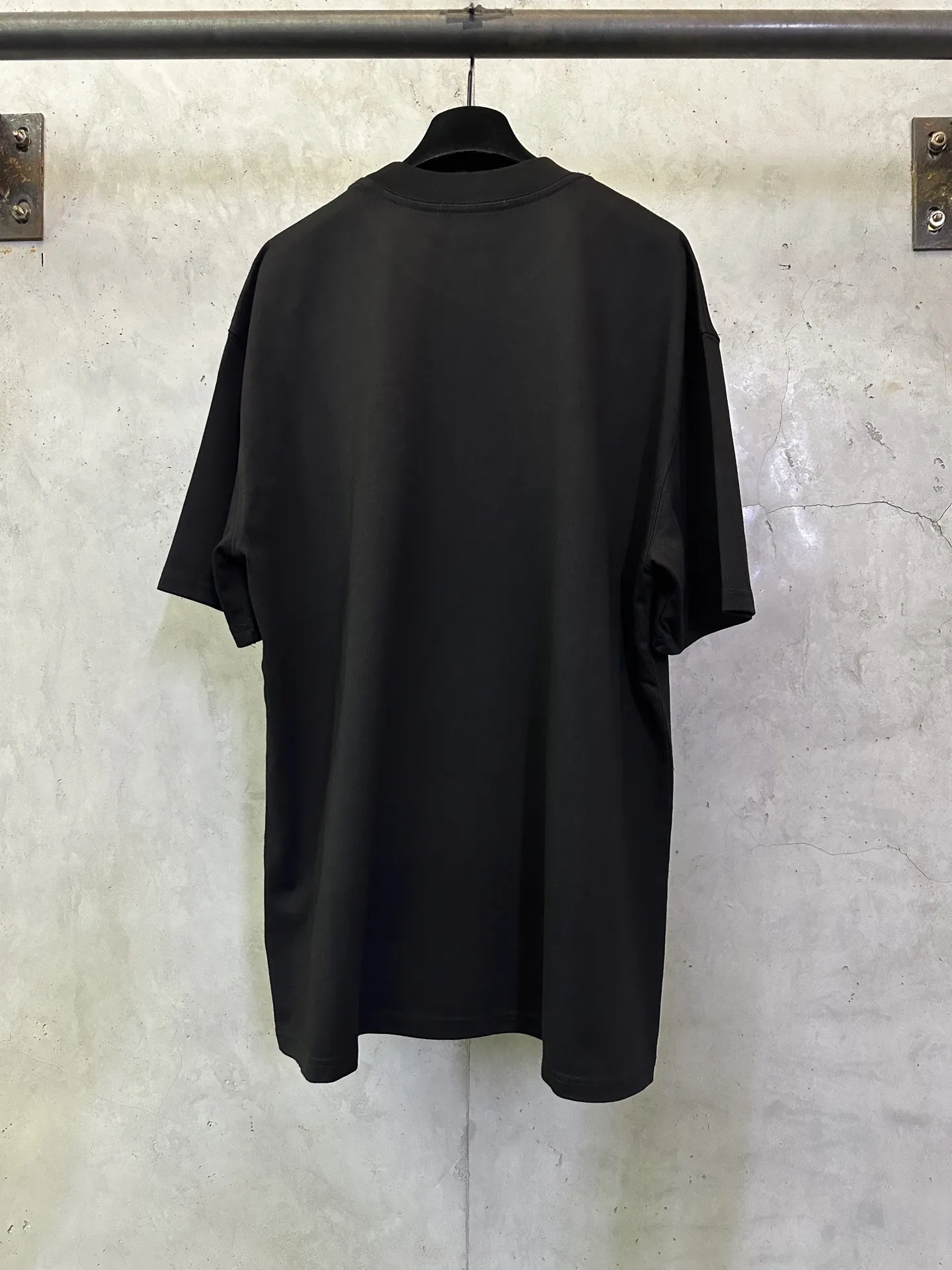 VLTN Logo Print Heavyweight Cotton T-Shirt D22012917 — view 2