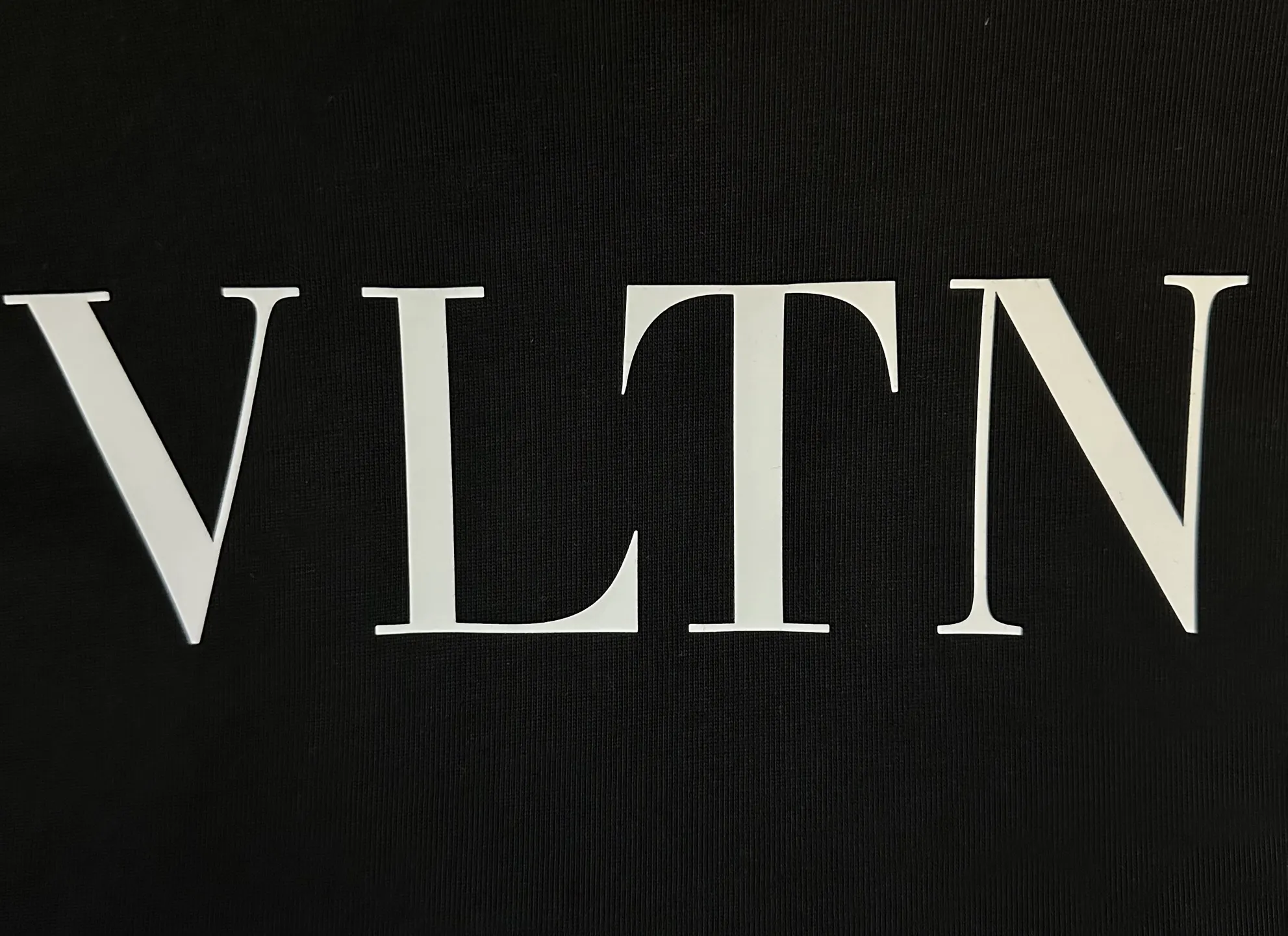 VLTN Logo Print Heavyweight Cotton T-Shirt D22012916 — view 8