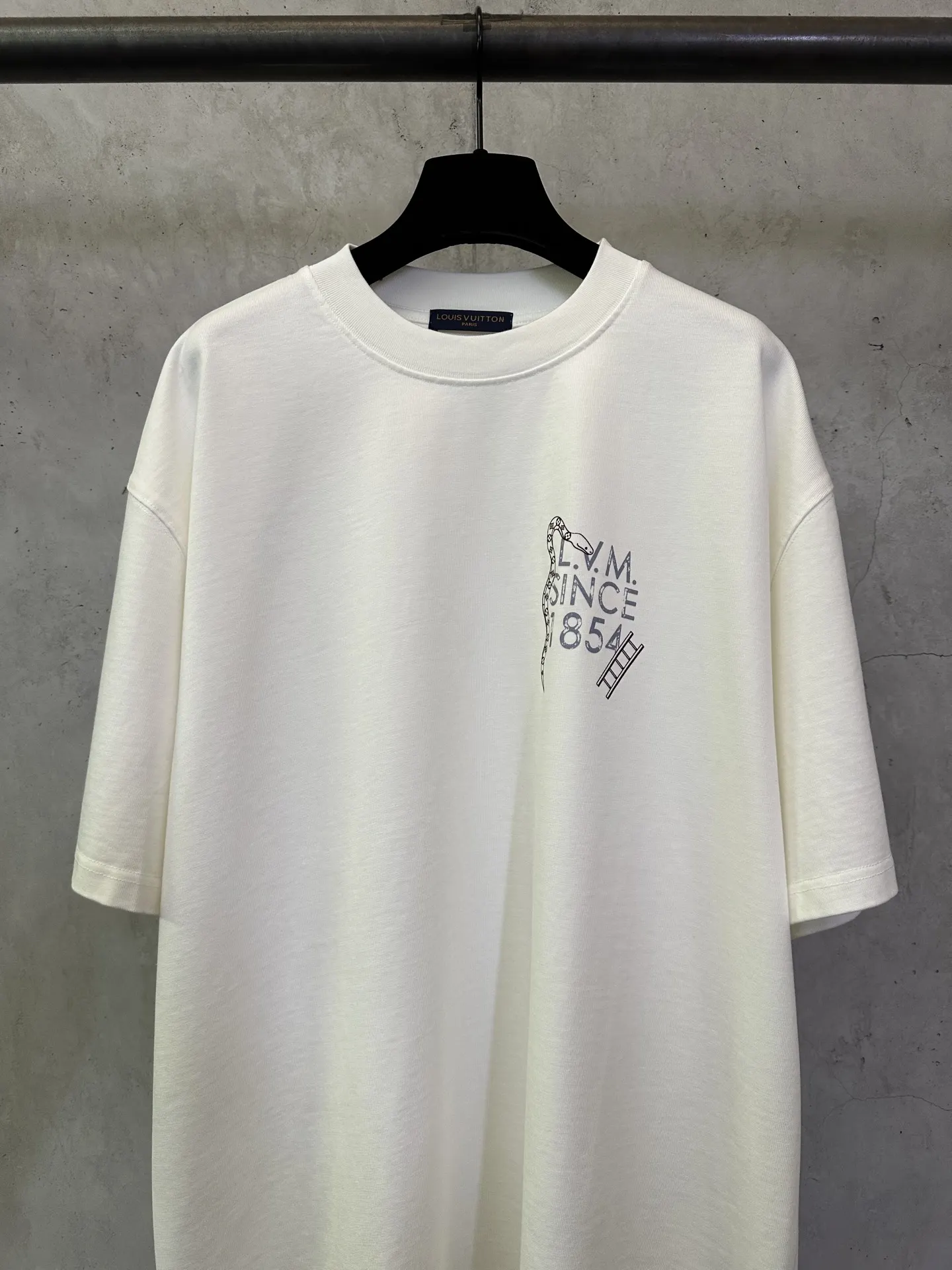 Logo Print Heavyweight Cotton T-Shirt D22015695 — view 3