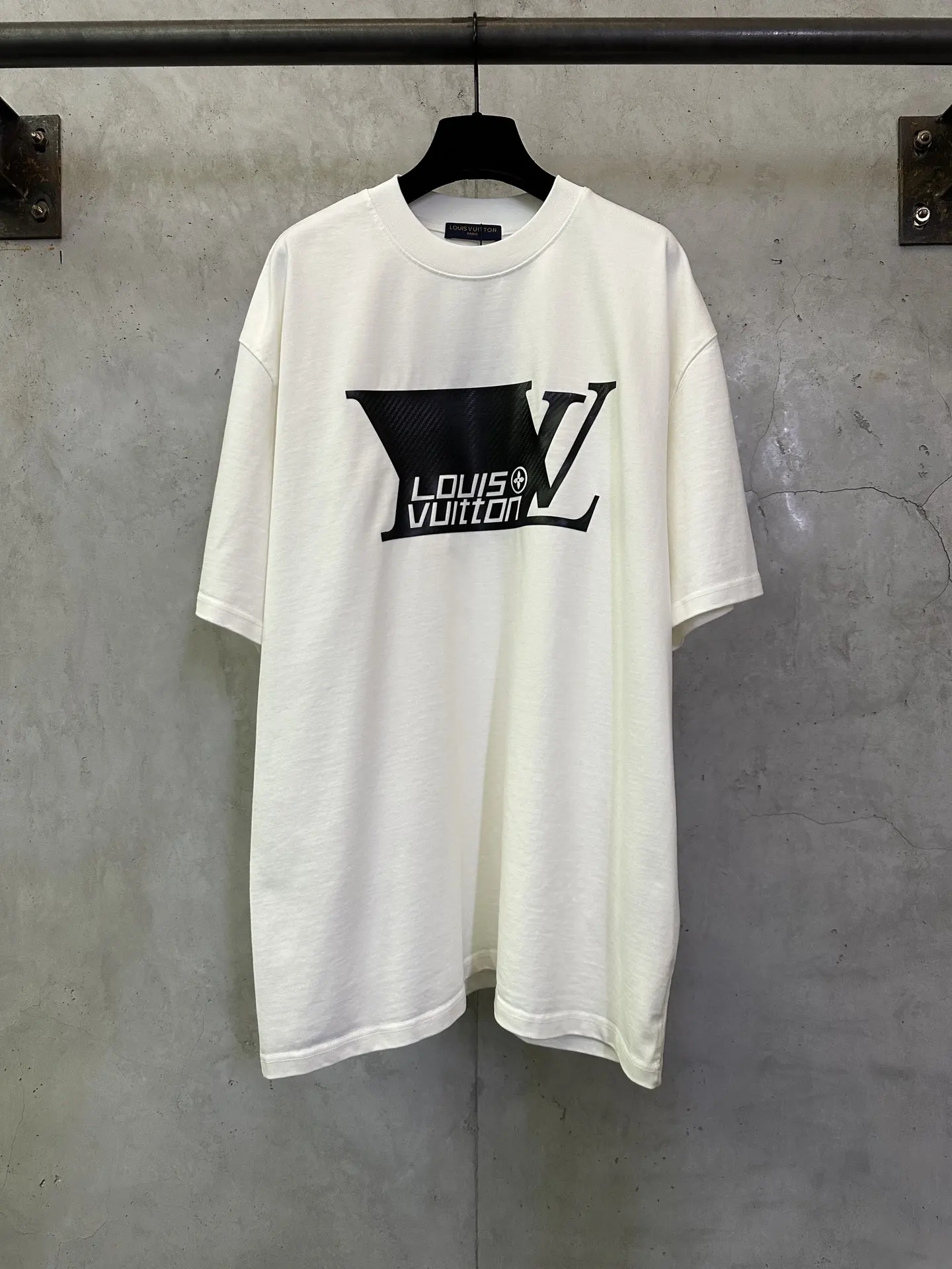 Logo Print Heavyweight Cotton T-Shirt D22012817