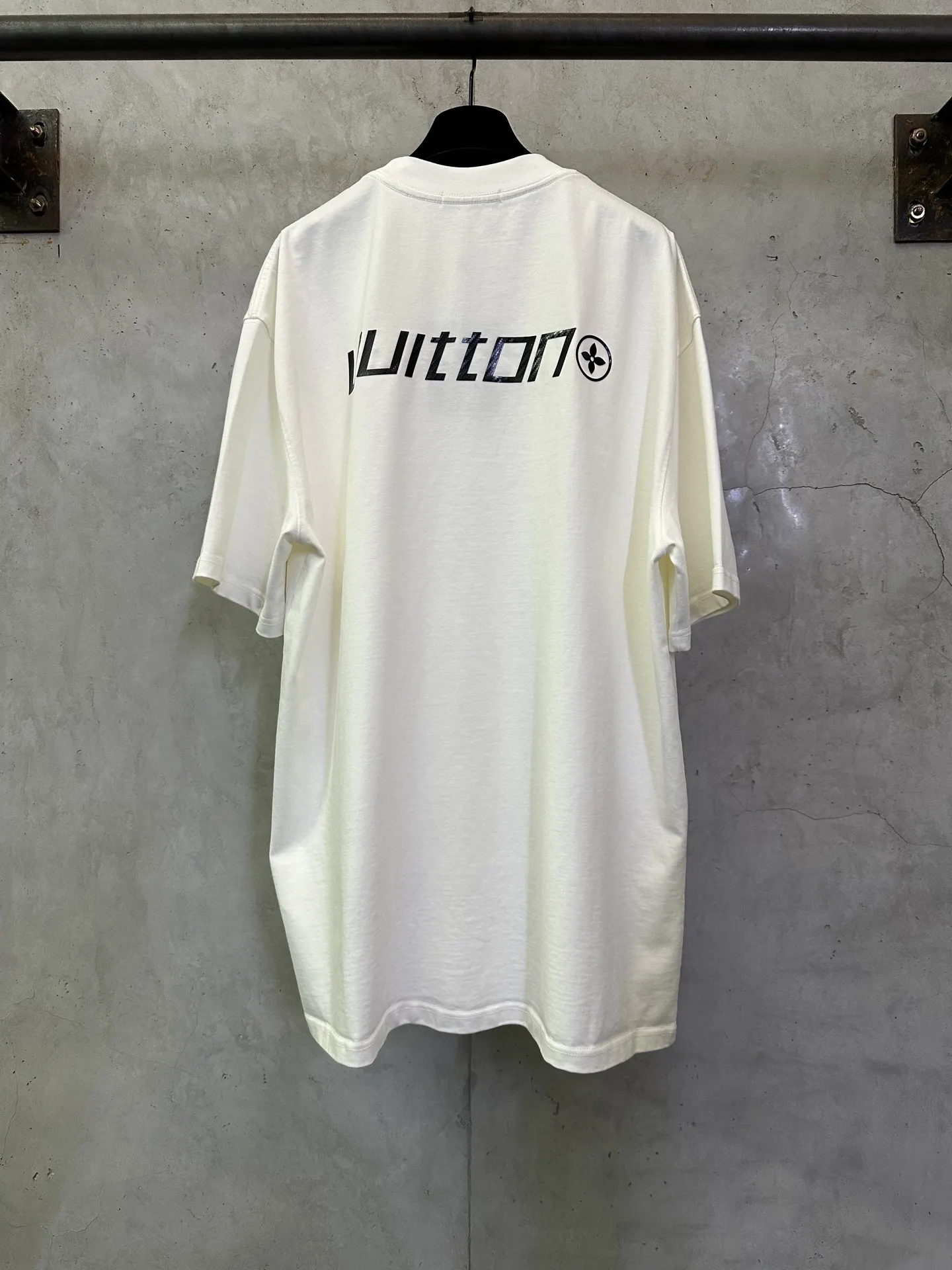 Logo Print Heavyweight Cotton T-Shirt D22012817 — view 2